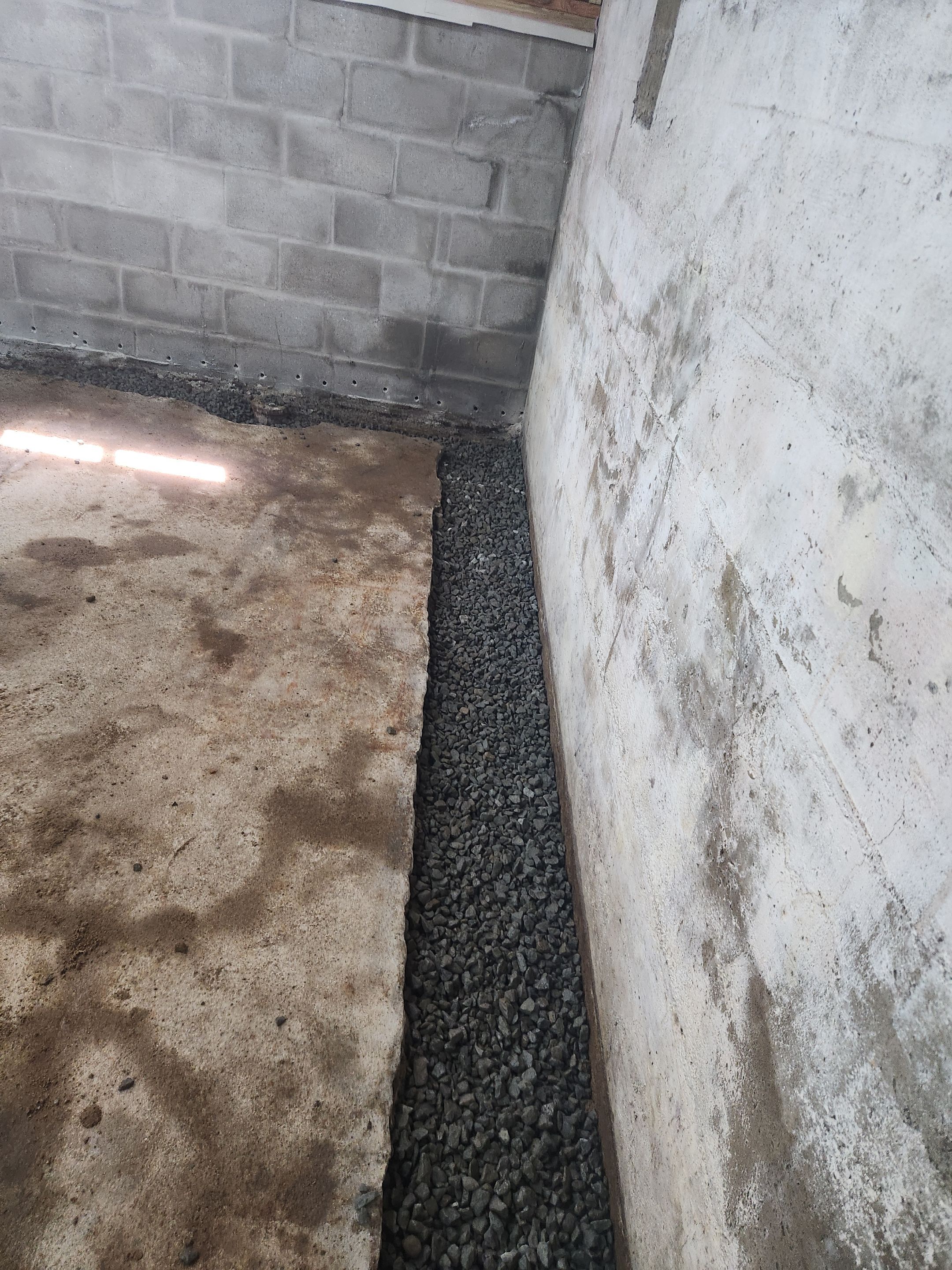 Interior French Drain Boonton NJ by Pure Service Pro, LLC 