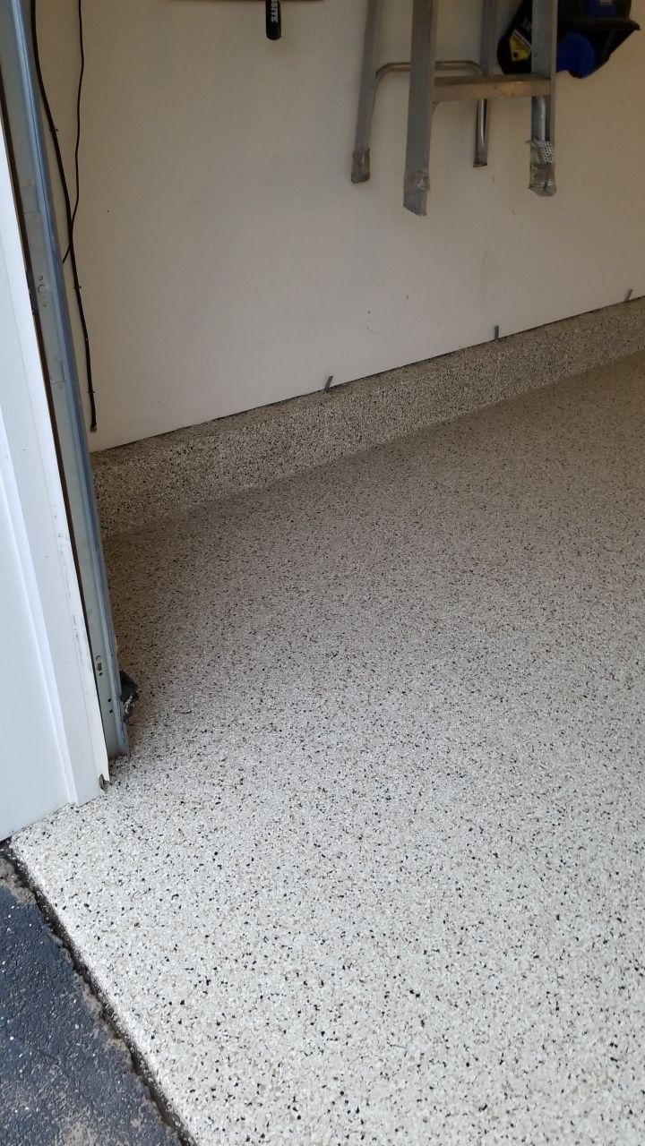 Garage Floor in Driftwood by Spectrum Painting, LLC