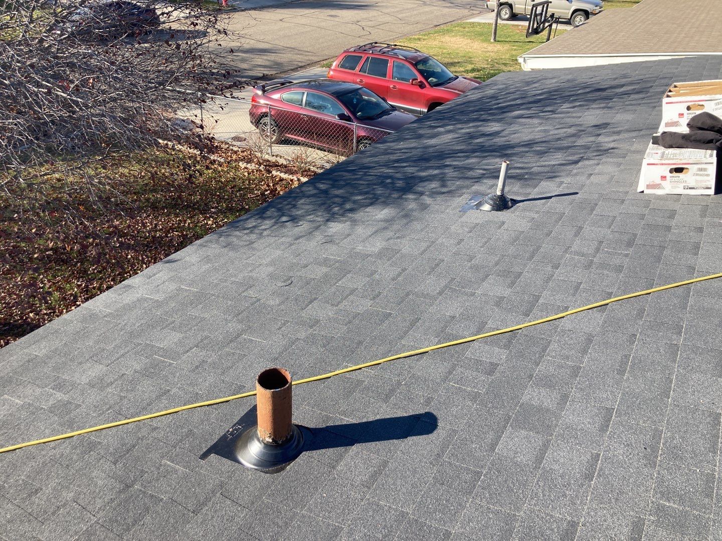 Meridian Single Level Residential Roofing Installation by ID Roofing LLC