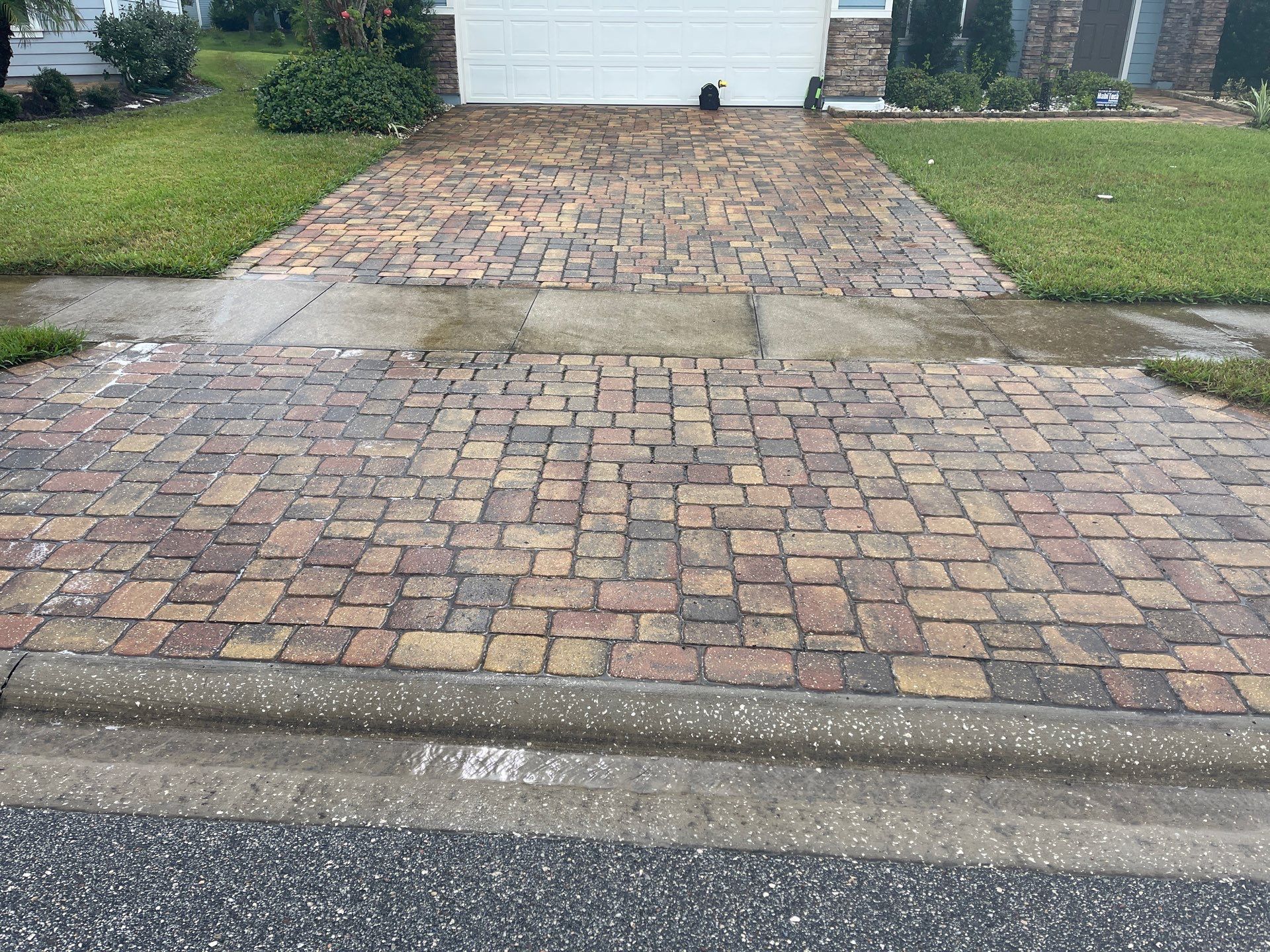 Paver Driveway using TopSeal by DuraSeal
