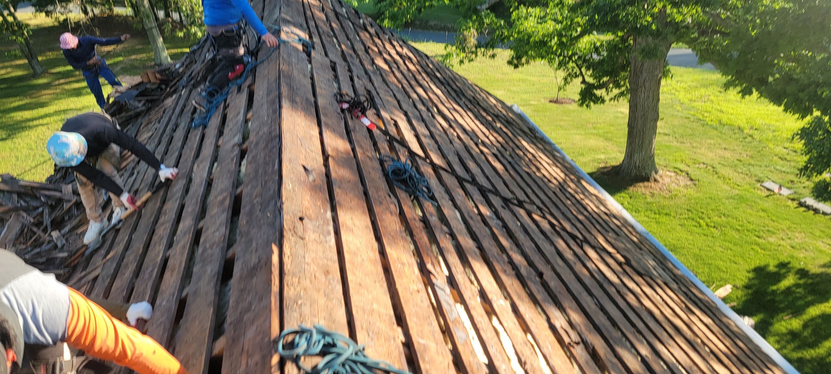 Church Roof Installation using GAF Slateline by ExteriorPros