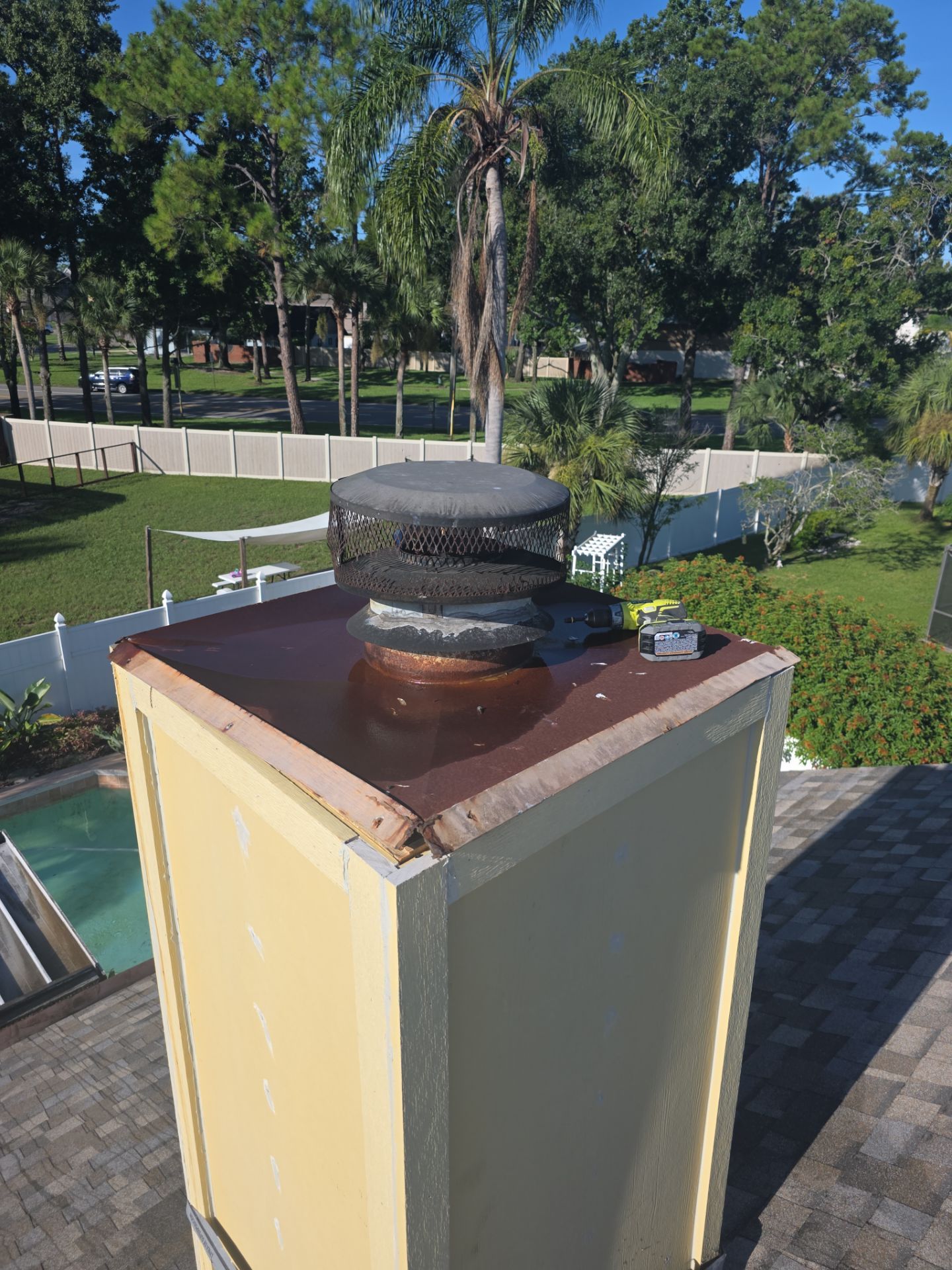 Chimney Chase Pan Replacement by Hygienic Air, Inc