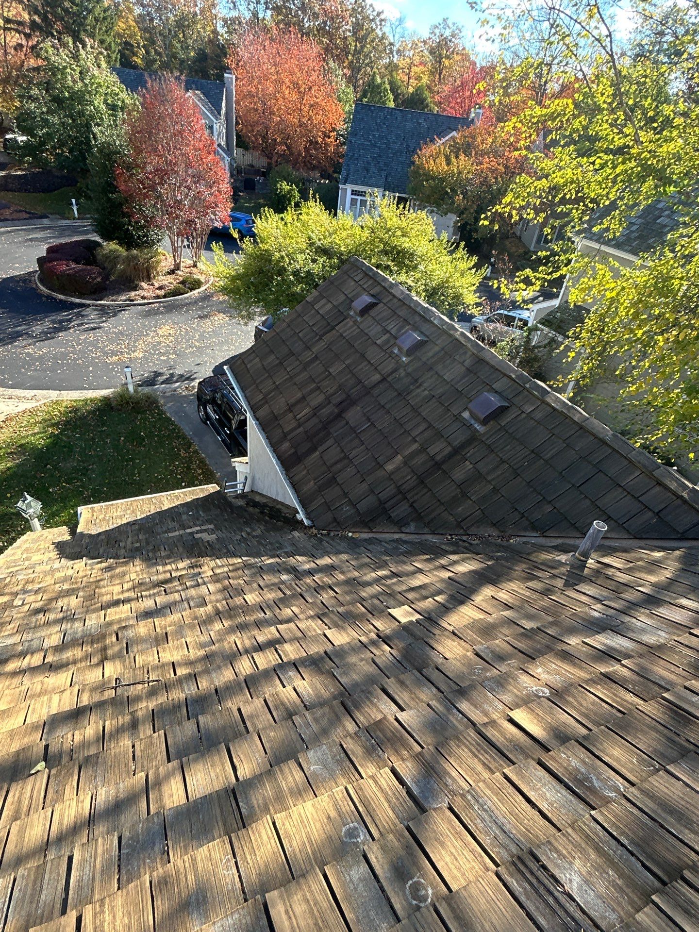 Reston :  Residential Roof Replacement with Brava Synthetic Cedar Shake Class C Natural  by RM Banning, Inc.