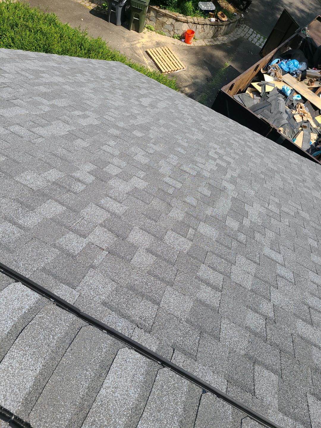 Oakton: Residential Roof Replacement with CertainTeed Landmark Designer Shingles in Pewter by RM Banning, Inc.
