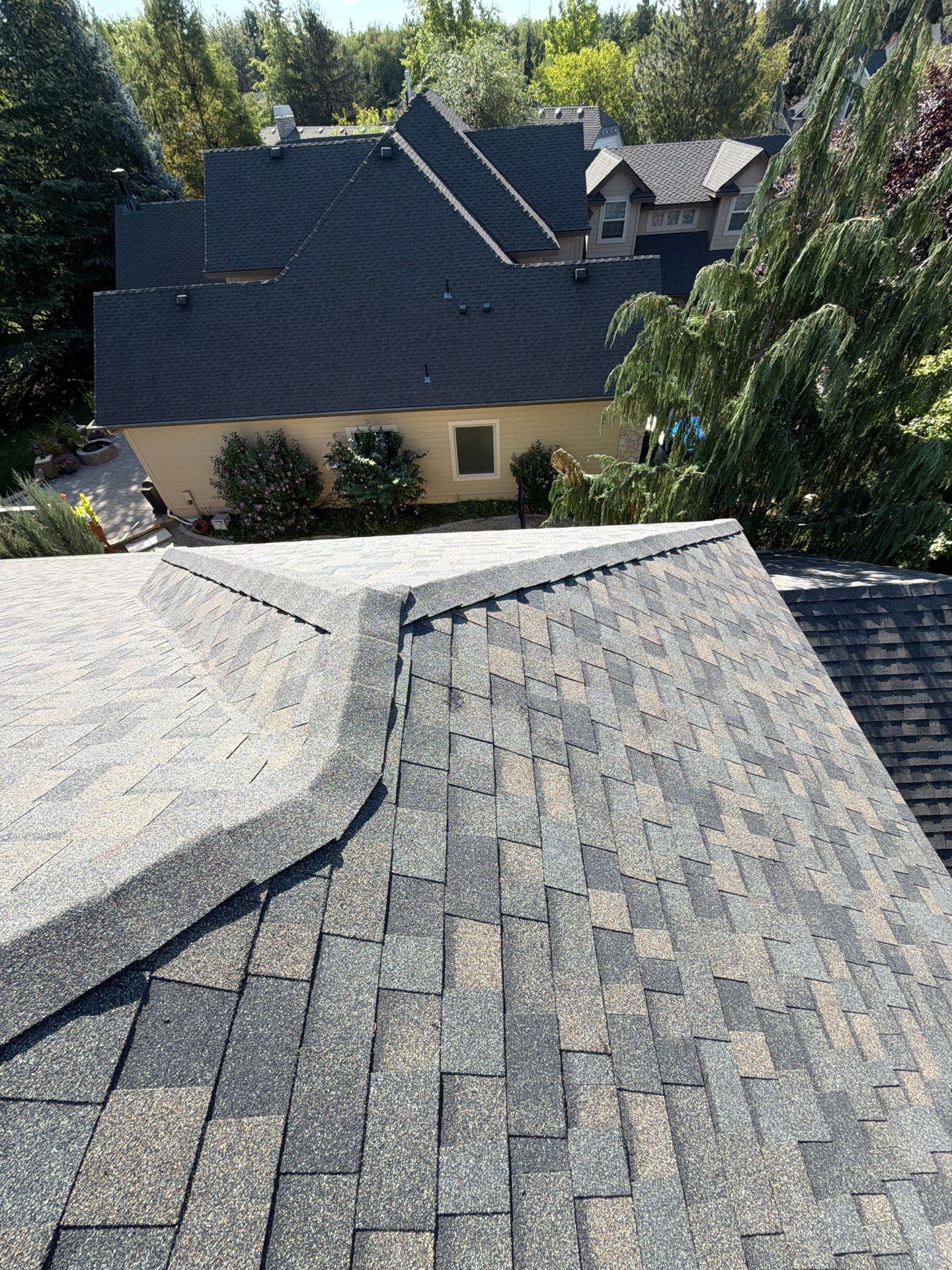 Residential Roof Replacement and Attic Structural Repair in Eagle by Olive Roofing