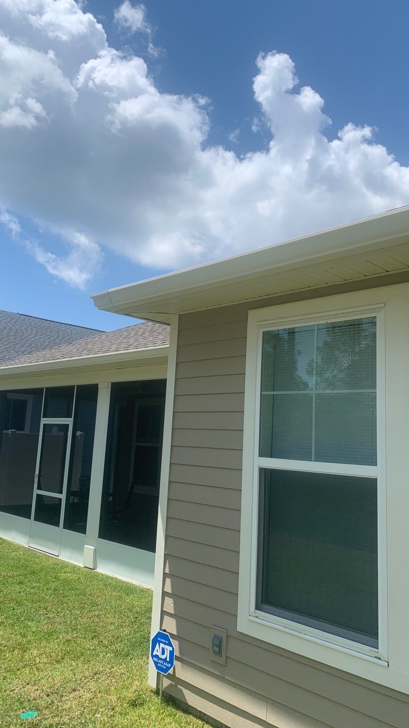 Seamless Gutter Installation Using 6 Inch K-Style Seamless Gutters by Gutter Professors