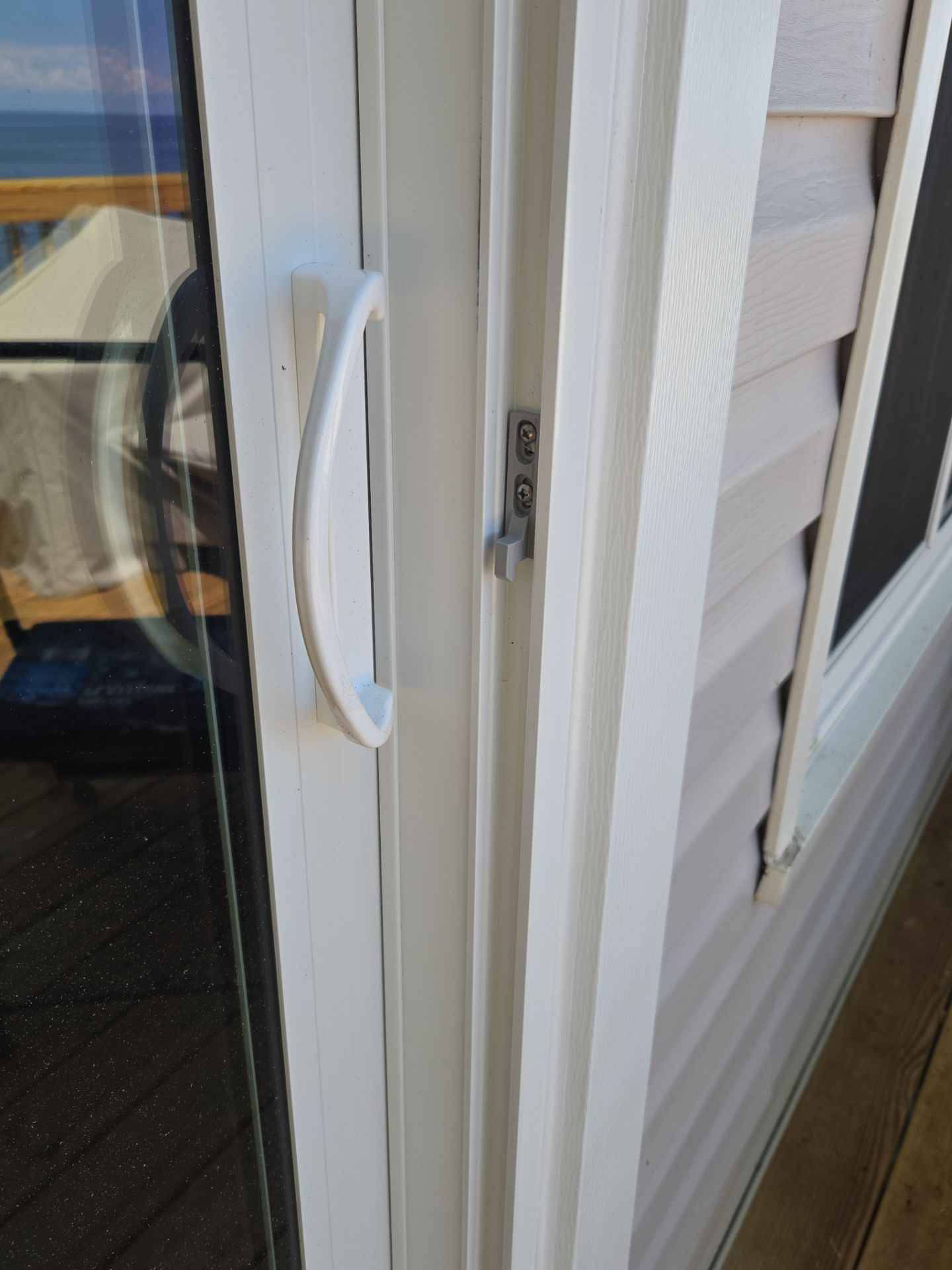 Sliding door with extra waterproofing by Window Depot of Annapolis