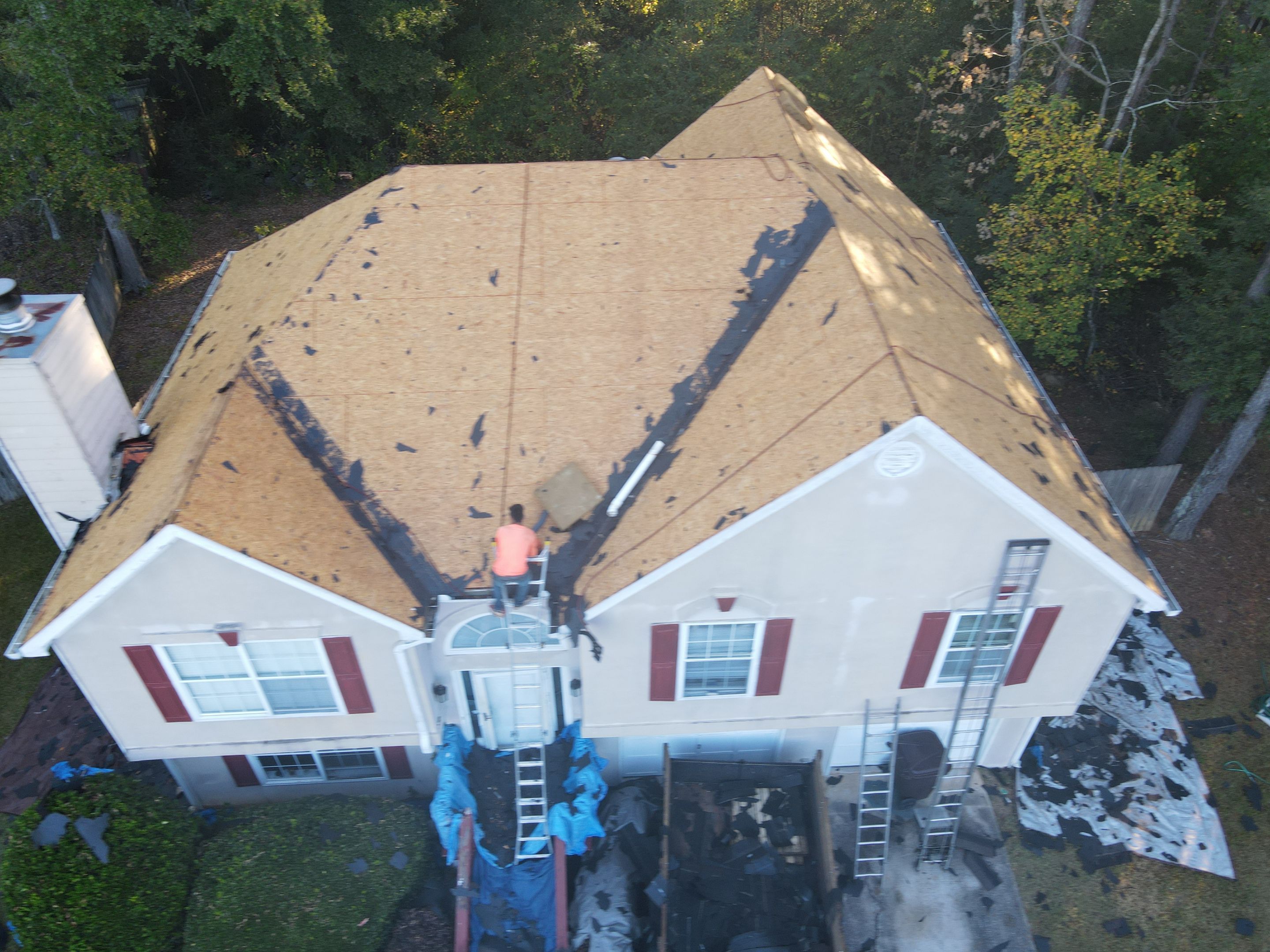 Residential Roofing Installation using Owens Corning by Inspector Roofing and Restoration