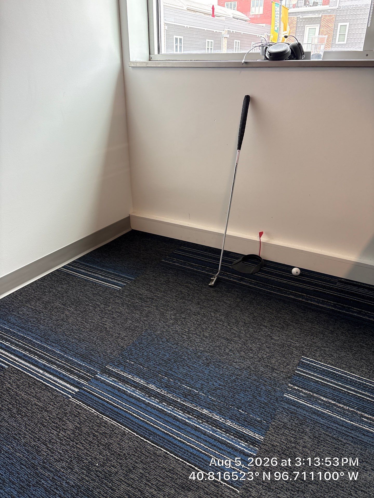 Modern Office Interior Update Featuring Custom Carpet Tiles in Lincoln by CompanyCam Sales Demo