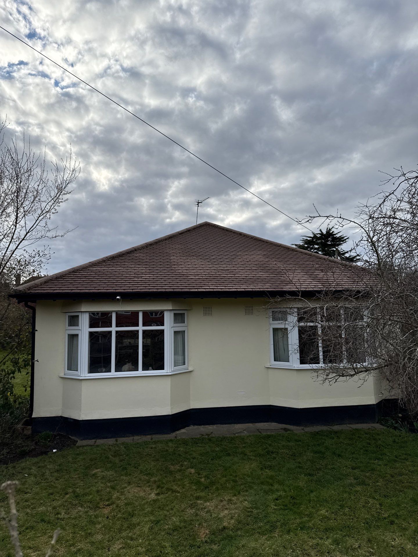Roof Clean  - Moss Removal - Gutter Clean using Honda 15lpm Low Pressure Washing Machine by Ges Exterior Cleaning ltd