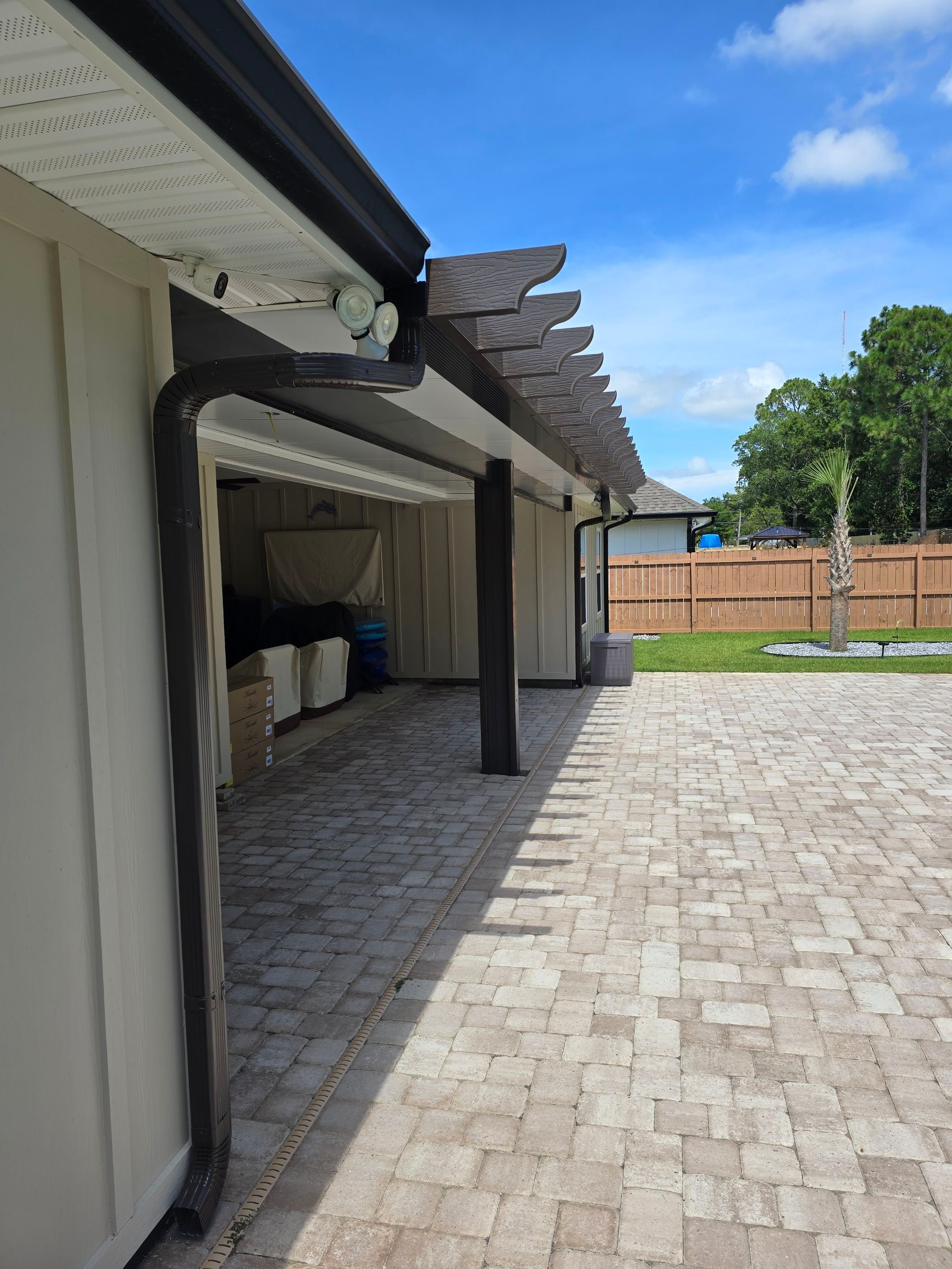 Patio Cover using Colorbeam by Titan Sunrooms