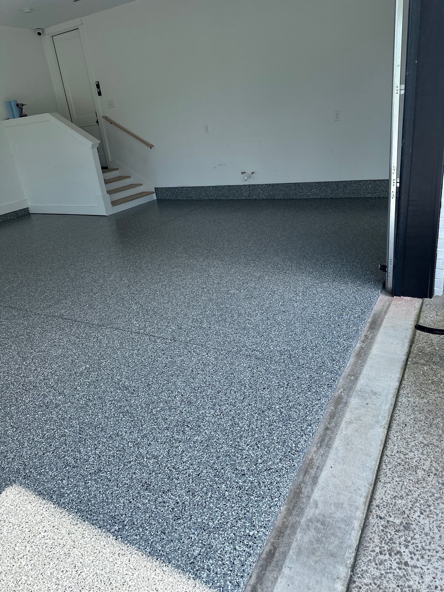 Garage Floor Coating using Wombat by My Garage Floor Guys