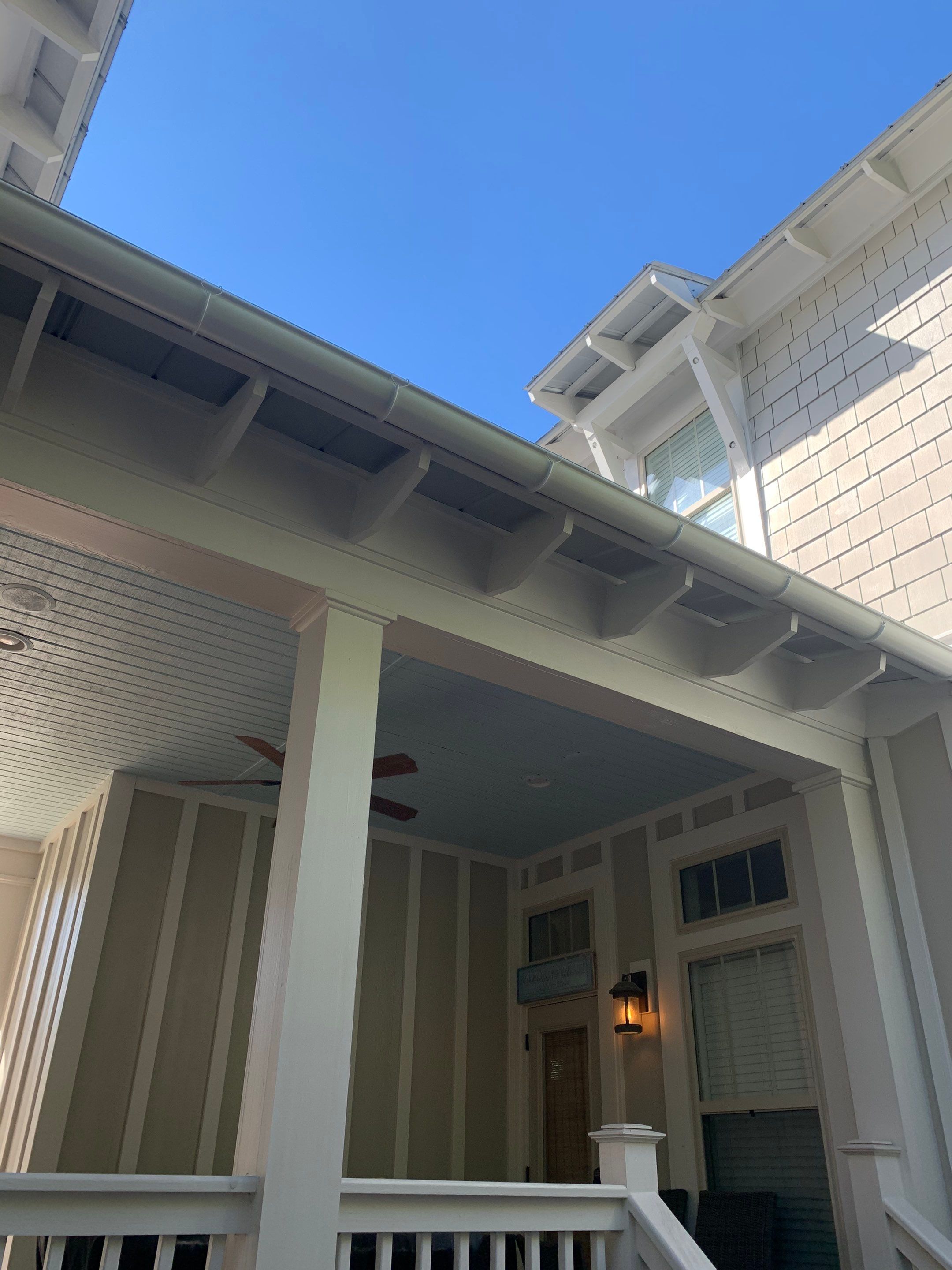 Half Round Gutter Installation with LeafBlaster Pro Gutter Guards by Gutter Professors