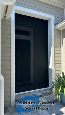 Retractable Bug Screen - Motorized