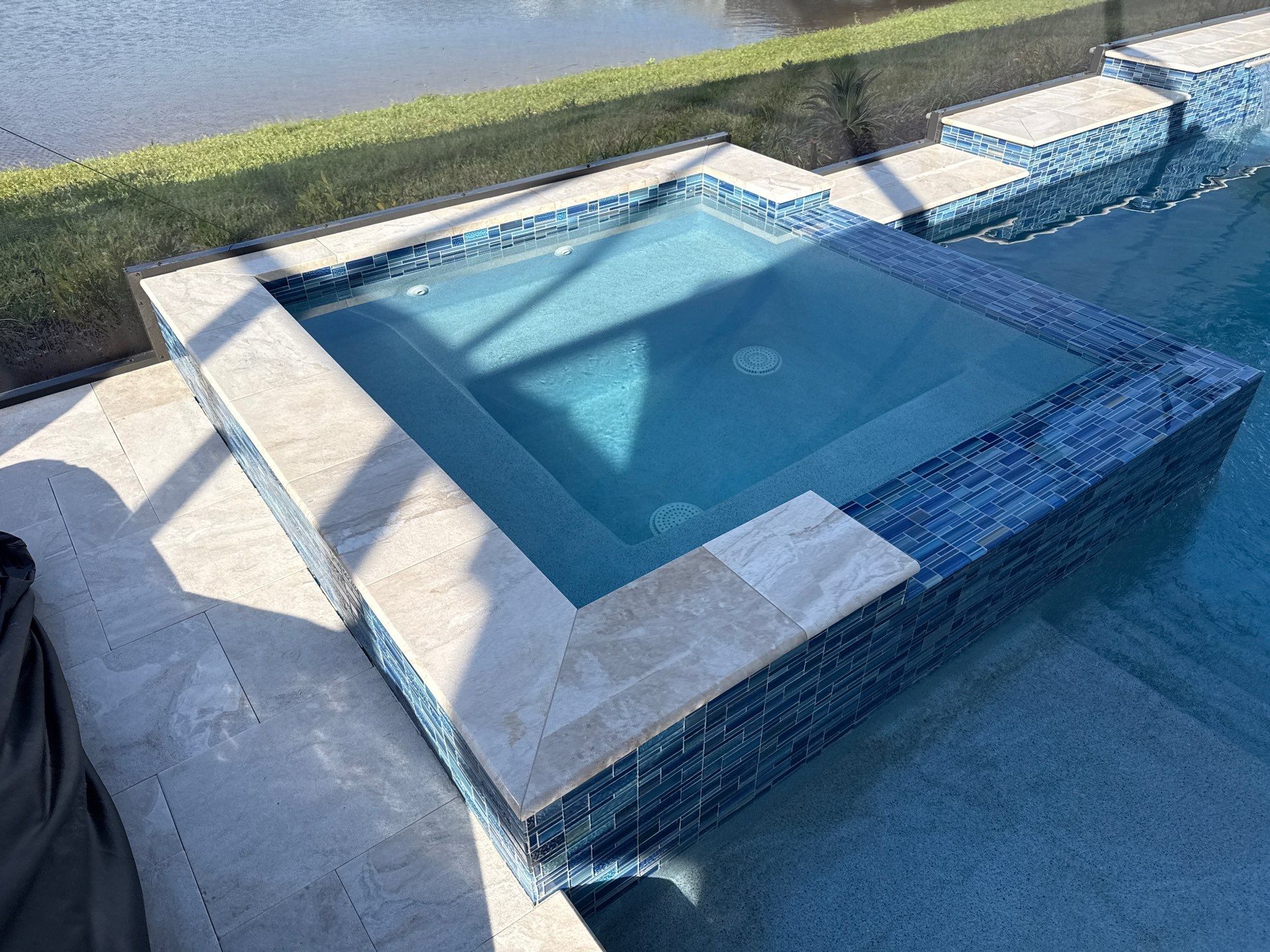 Paver Pool Deck Cleaning in Esplanade at Artisan Lakes – Palmetto, FL by Sunshine AquaWash