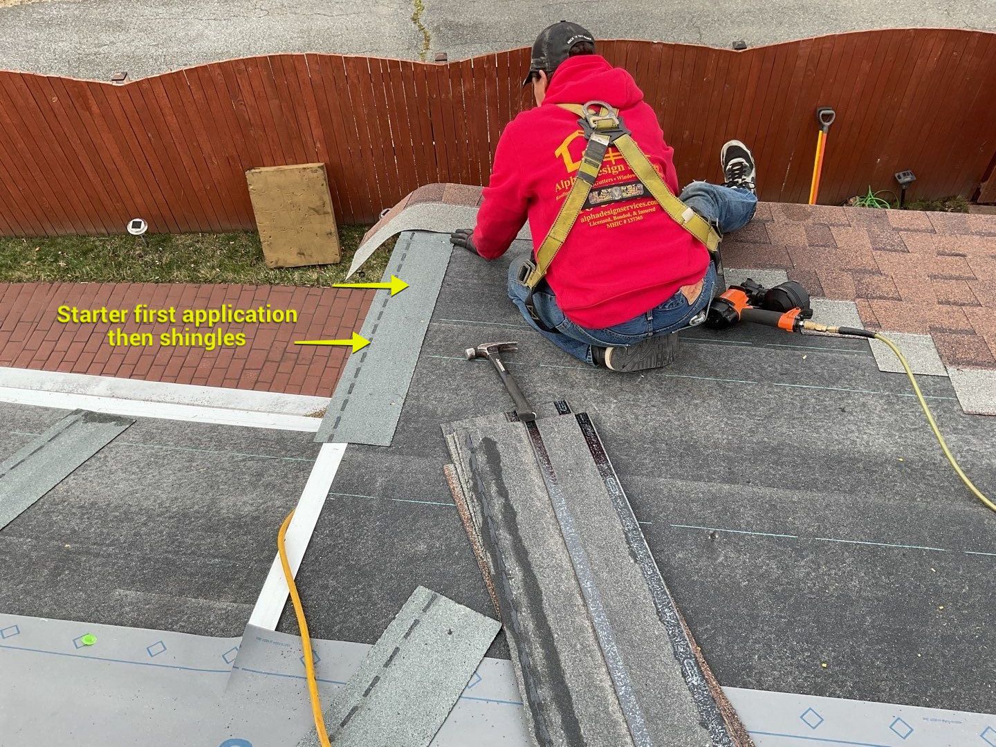 Residential Roofing Installation using CertainTeed Shingles by Alpha Design Services