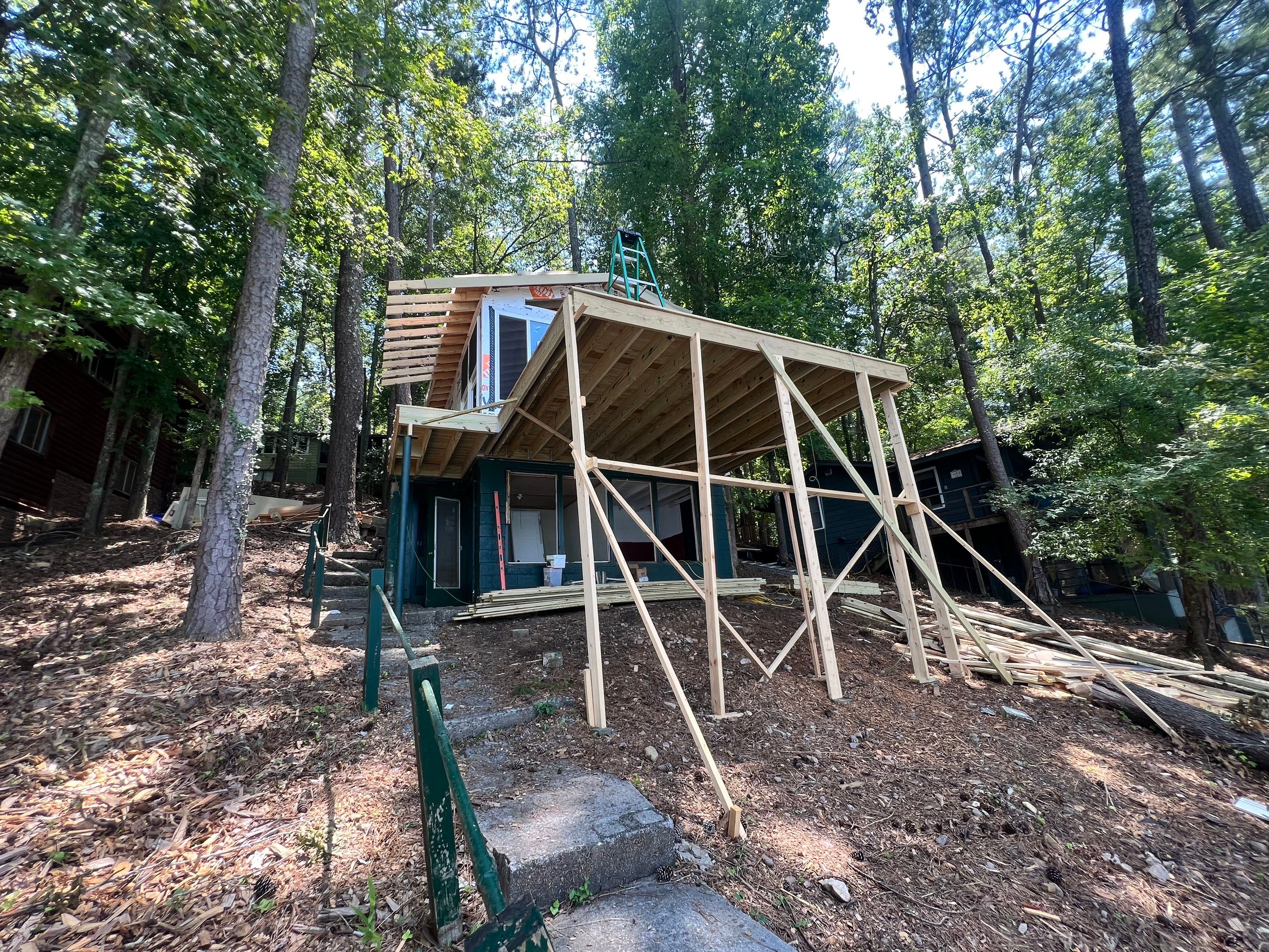 Lakefront Room Addition and Custom Deck Build in Acworth by Swift Home Renovations 