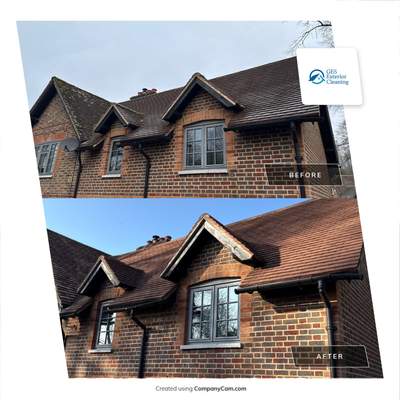 Roof Clean  - Moss Removal - Gutter Clean using Honda 15lpm Low Pressure Washing Machine