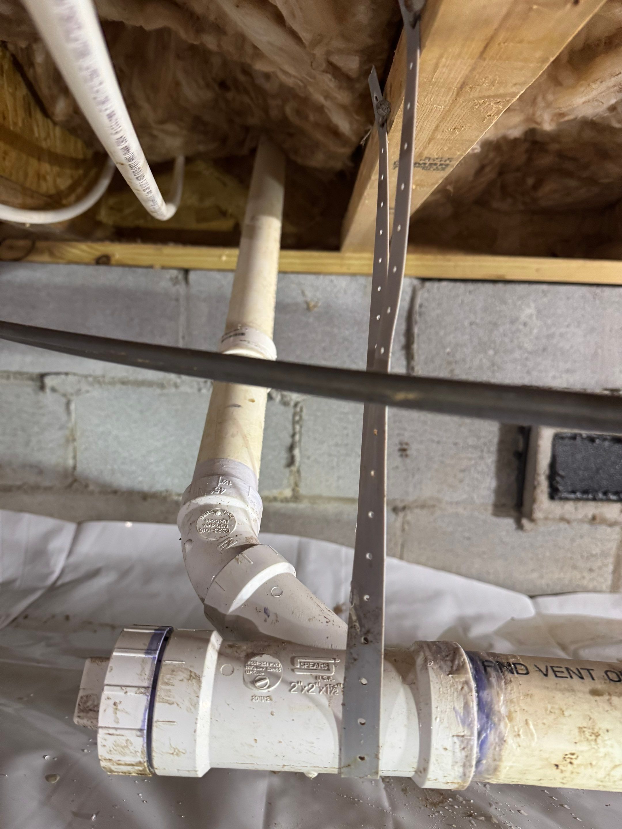 Project in Franklin by Patriot Crawl Space Repairs