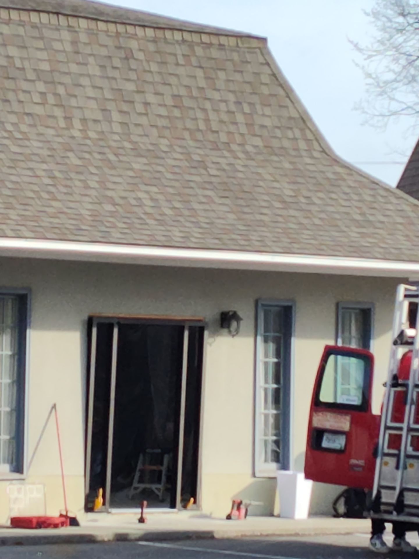 New doors for Commerical building by Cornerstone Home Builders, LLC