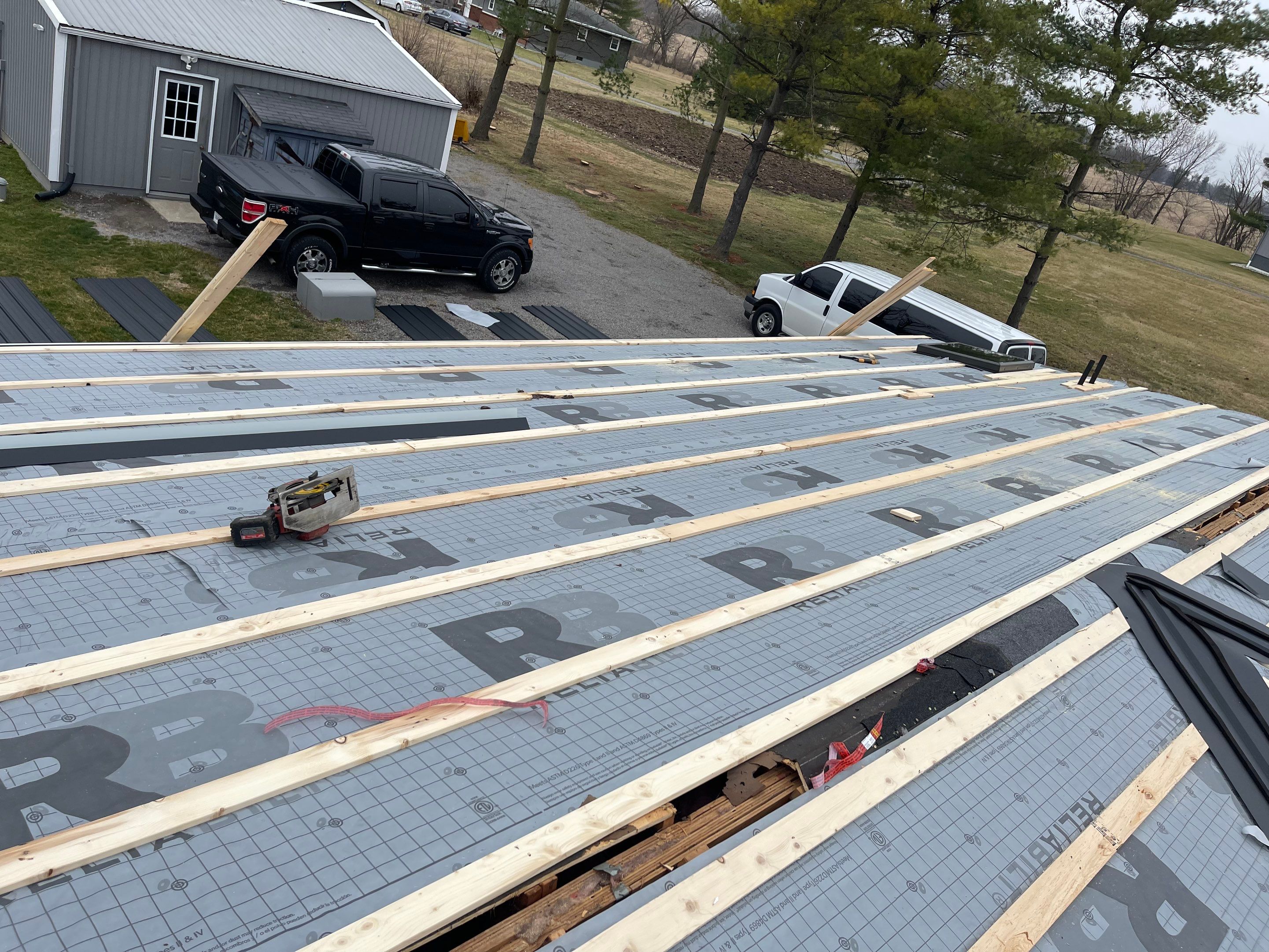 Exposed Fastener Metal Roof Replacement – Columbia City, Indiana by 4Ever Metal Roofing