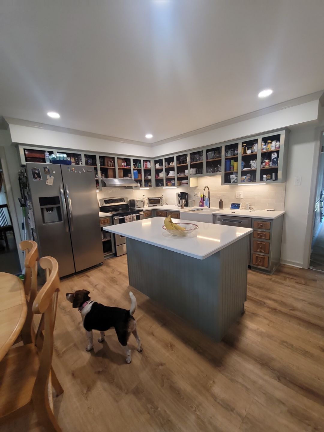 A Pathway to Personality – A Two-Tone Kitchen Transformation in Apex by Elite Remodeling and Design LLC