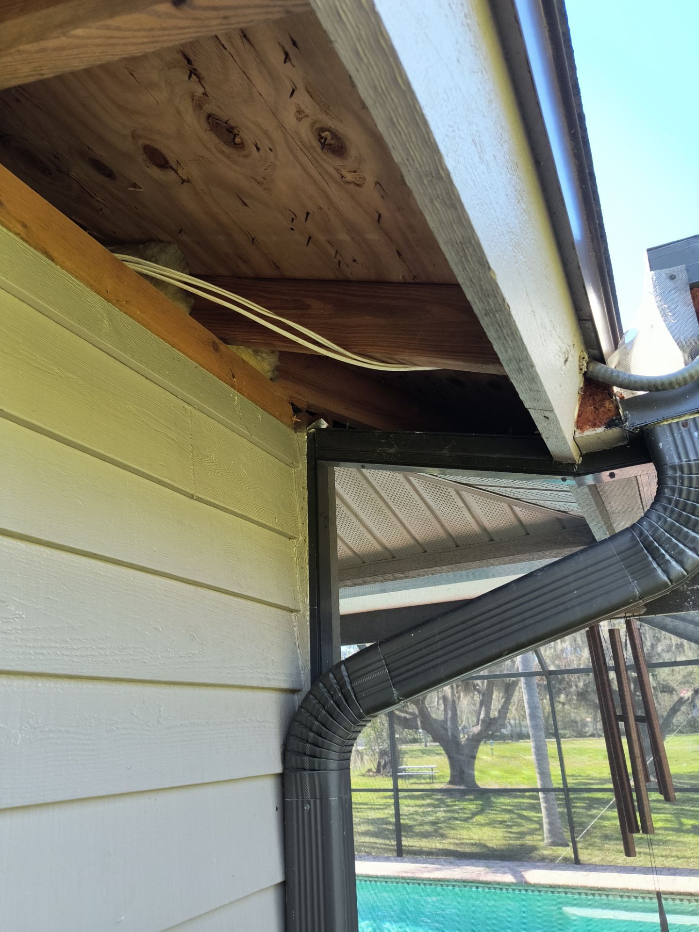 New Musket Brown Soffit Installation in Sarasota FL by Gutter Professors