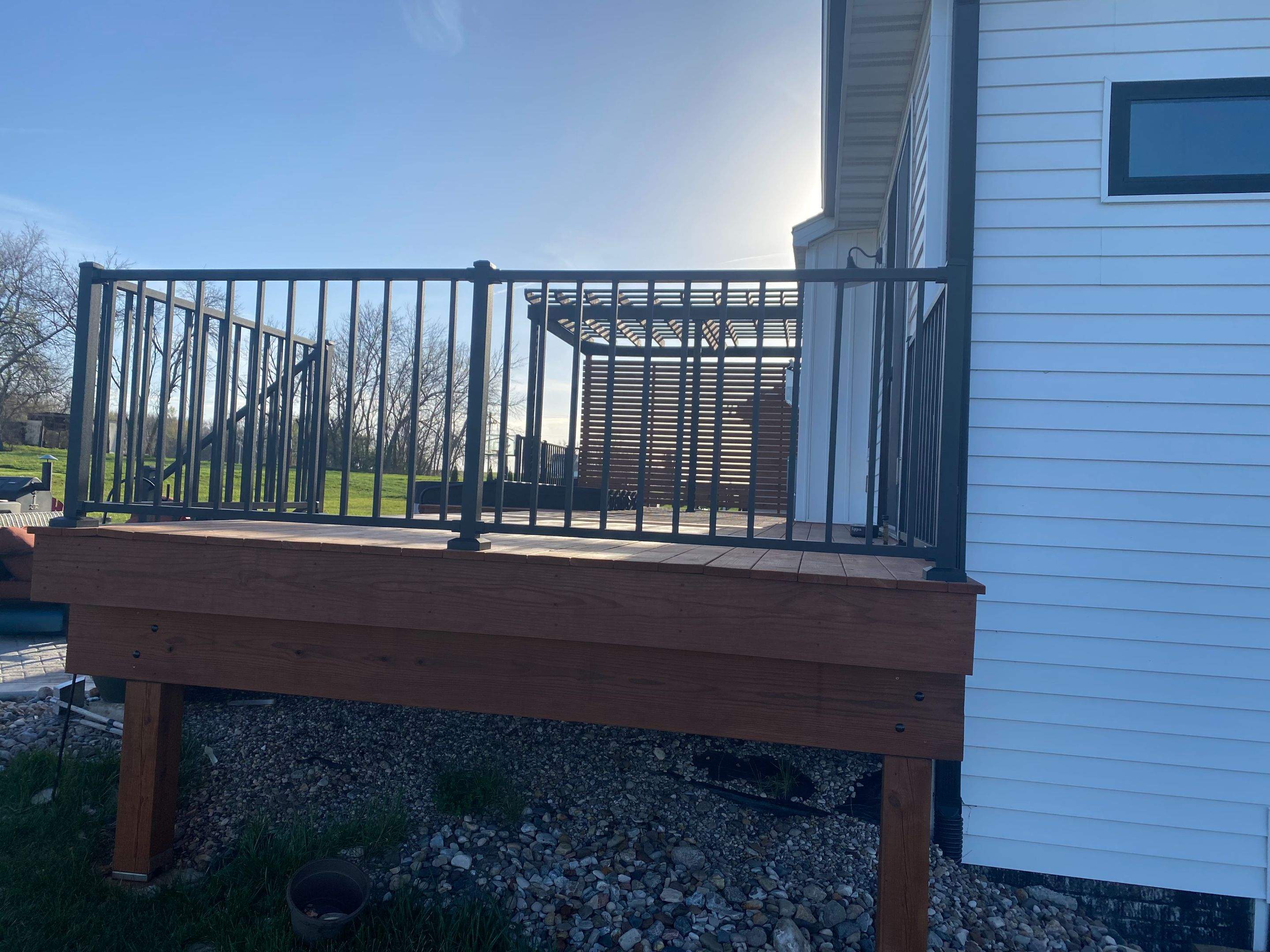 Deck Stained  by Cutting edge painting 