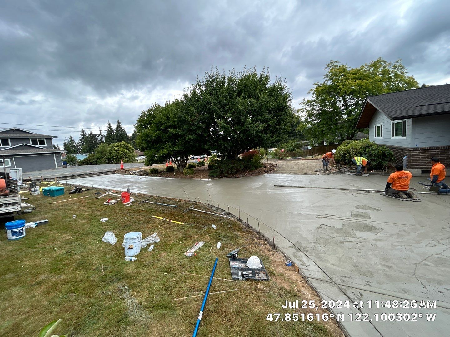 Rodd | Concrete Driveway Extentension by Jireh Asphalt & Concrete Inc 