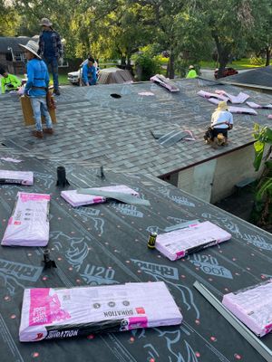 Residential Roofing Repair using Owen's Corning Duration (Lifetime) Shingles