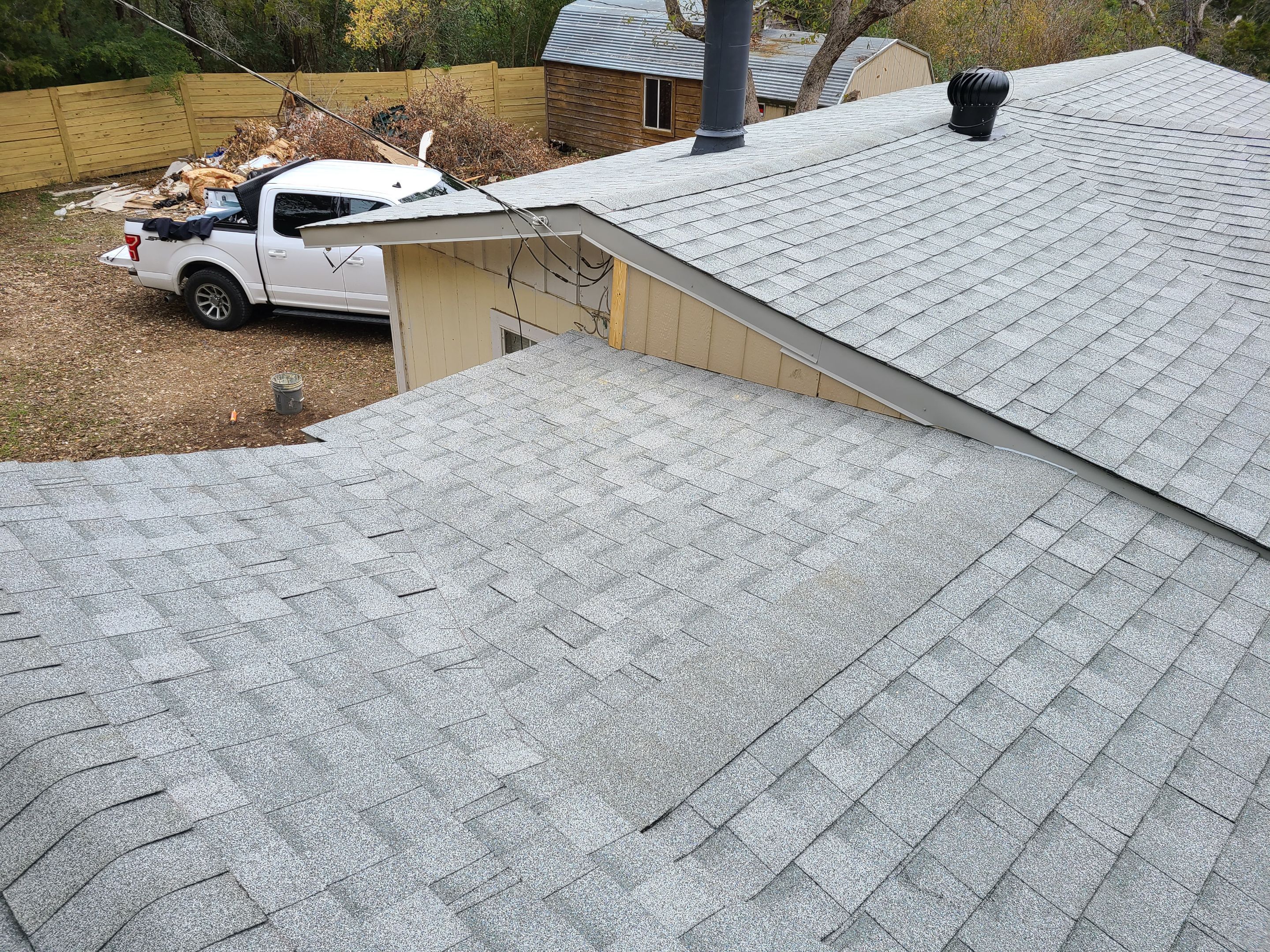 Residential Roofing Installation using ATLAS Pinnacle Pristine Shingles by Harvey Roofing & Construction