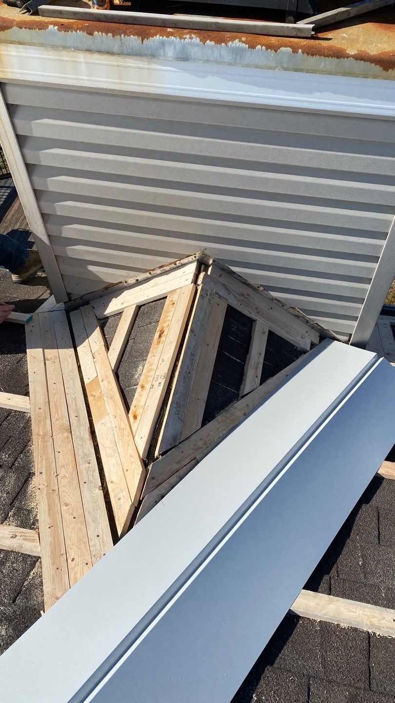Residential Roofing Installation using Performance Panel Metal - Frost Black by RoofX 