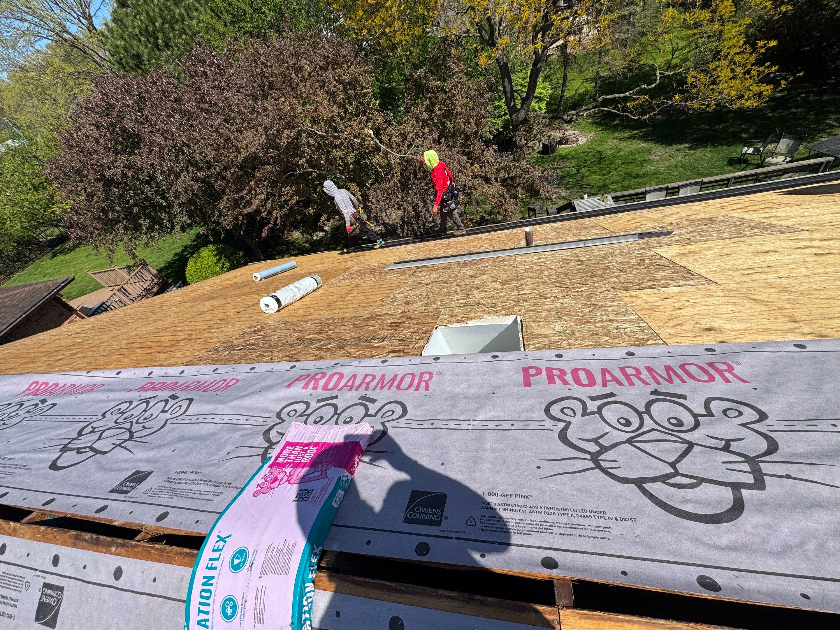Roof Replacement using Owens Corning Duration by 180 Contractors