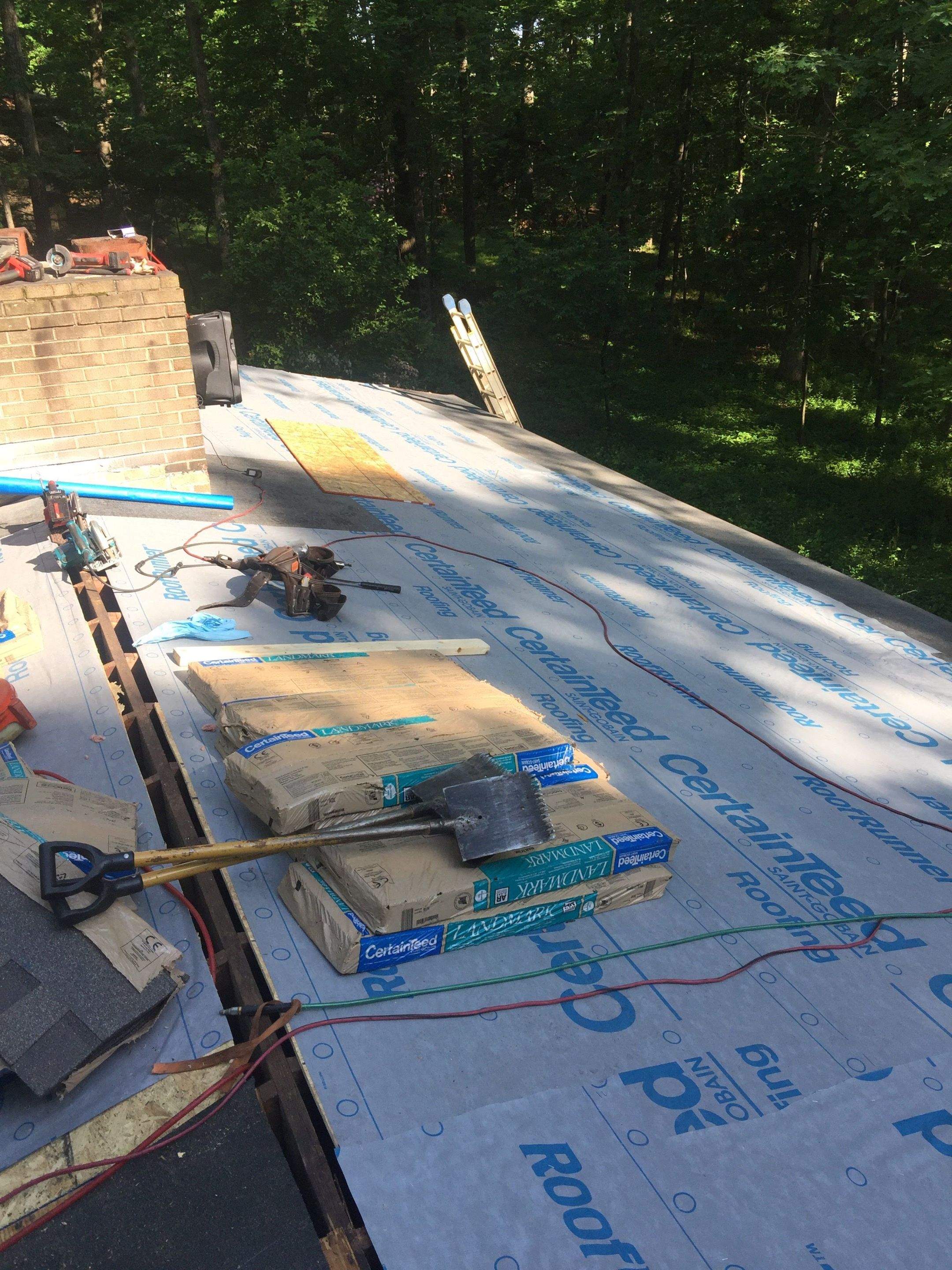 Residential Roofing Installation using CertainTeed Shingles by Alpha Design Services