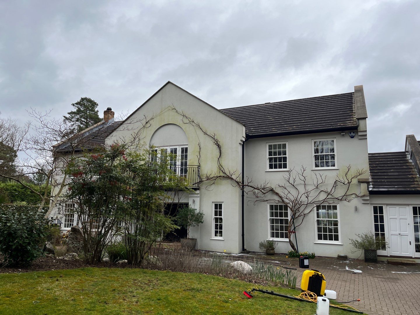 Render Clean using Safewash Eco by Ges Exterior Cleaning ltd