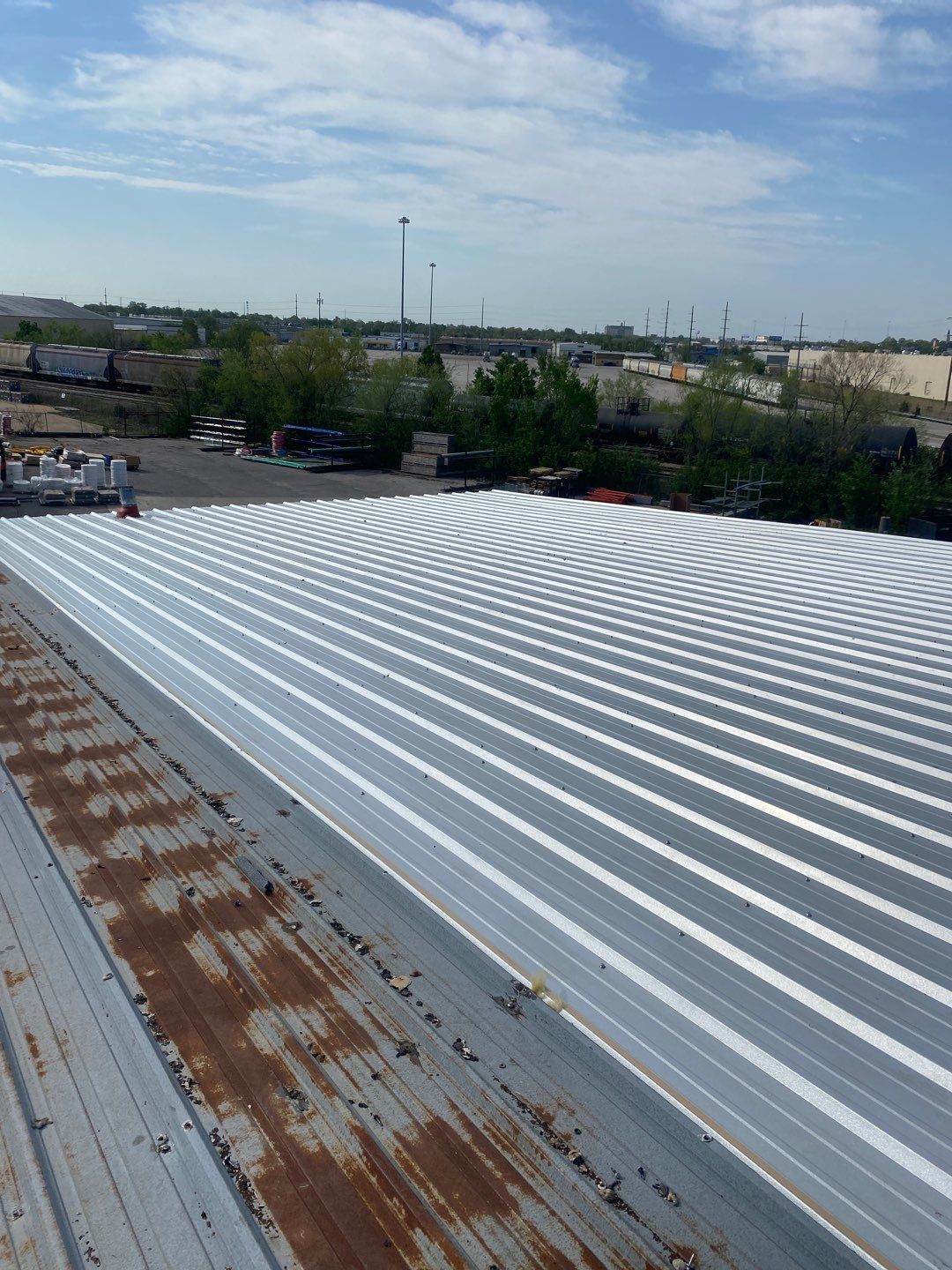 Metal Roof Project in Tulsa by Decor Roofing & Restoration