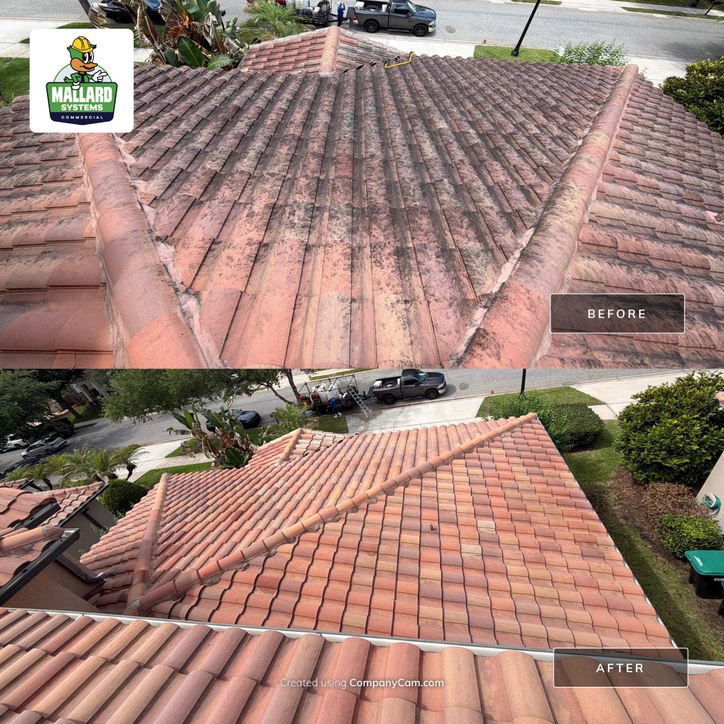 Roof Cleaning in Lake Nona Orlando by Mallard Systems