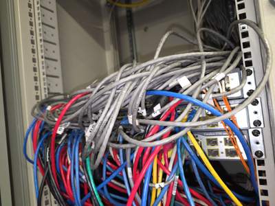 Structured cabling installation by CimaSolutions