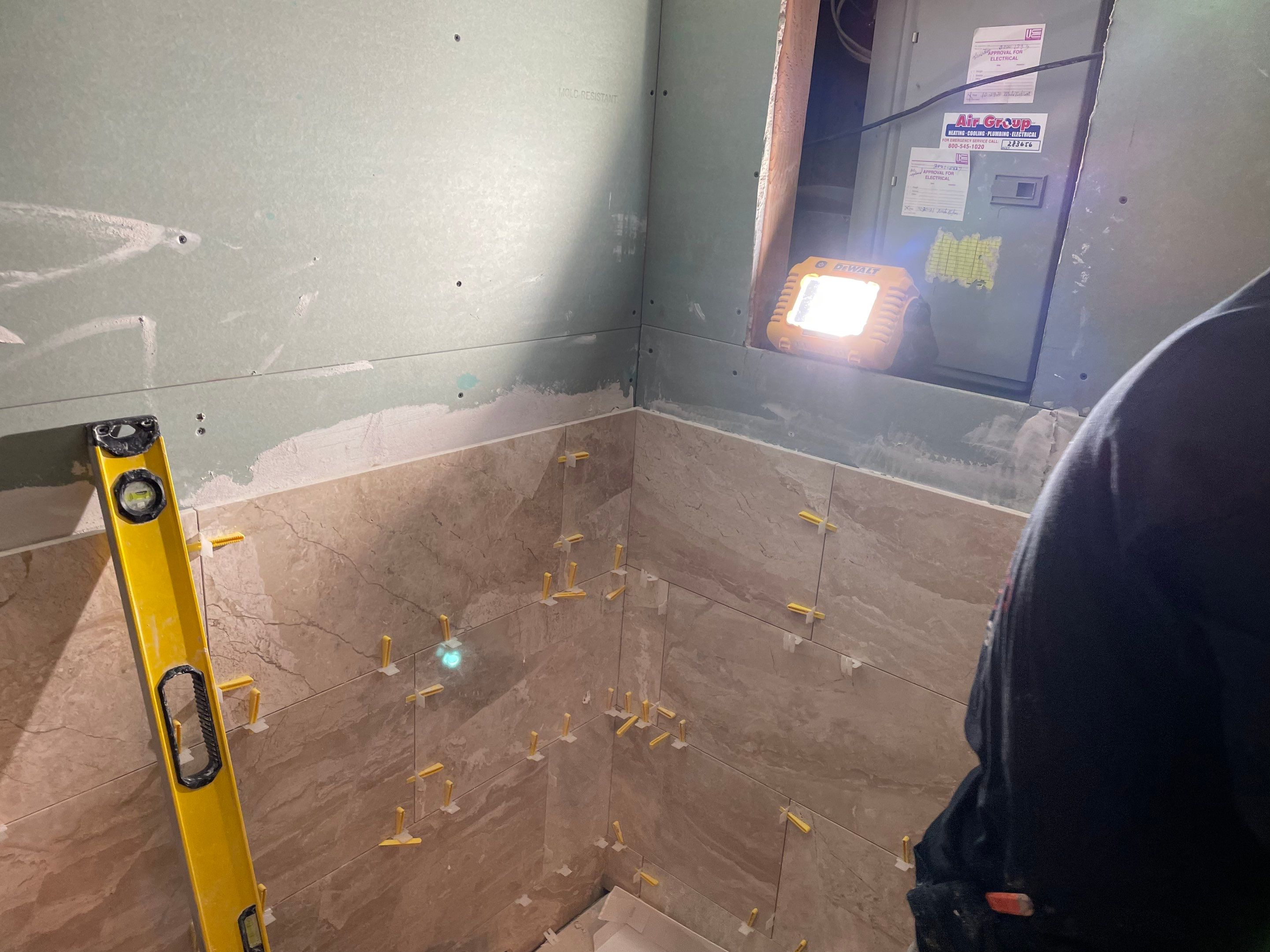 Bathroom Remodel using Tile by Home Concepts Construction