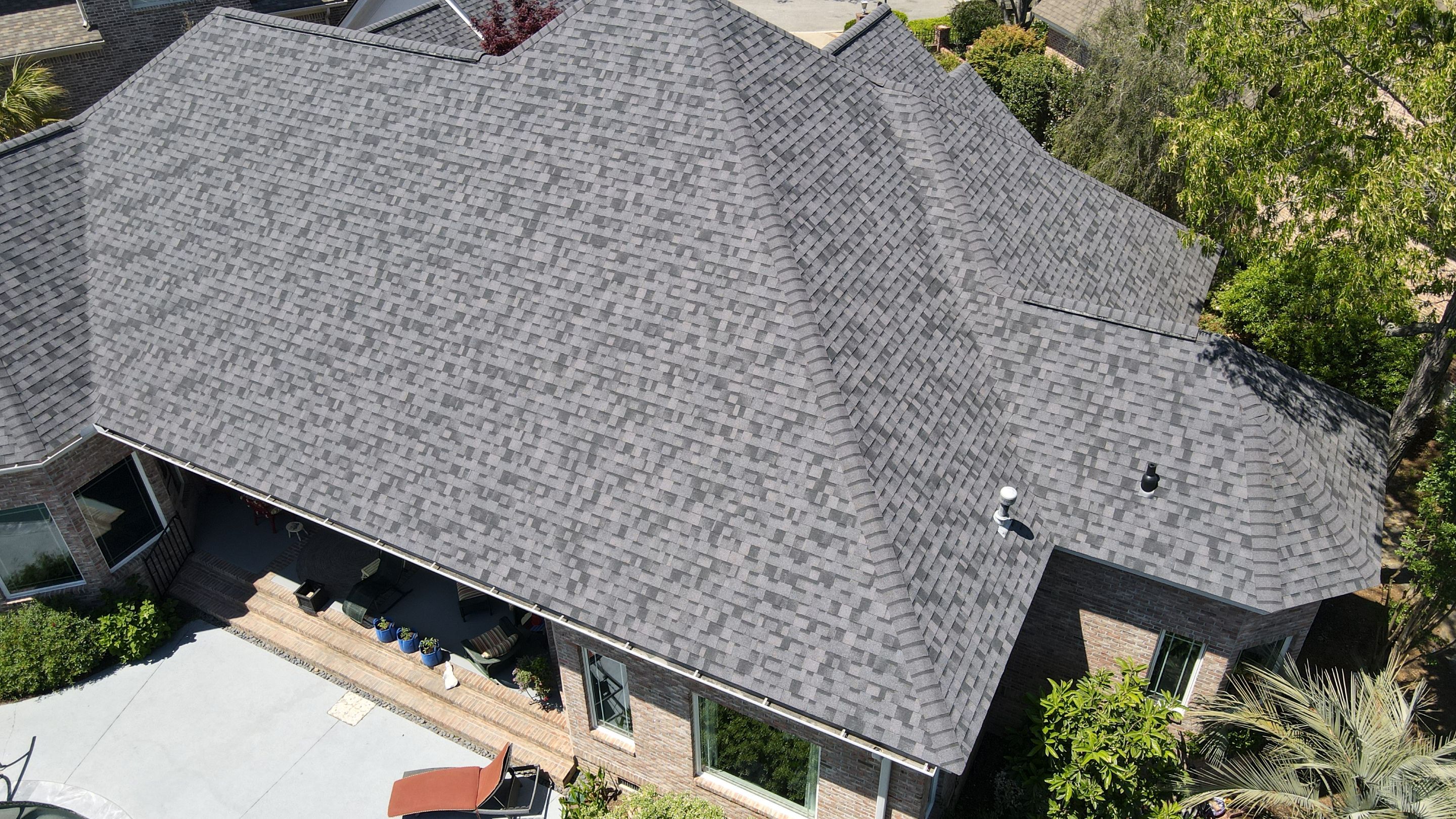 Residential Roofing Installation using Owens Corning Duration Midnight Plum by Indigo State Roofing