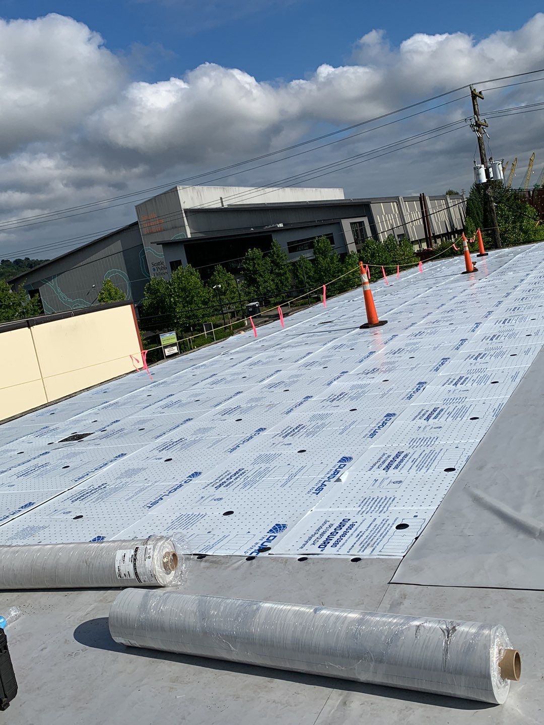 Commercial Roofing Installation using Duro-Last by Alternative Roofing Systems Inc. 