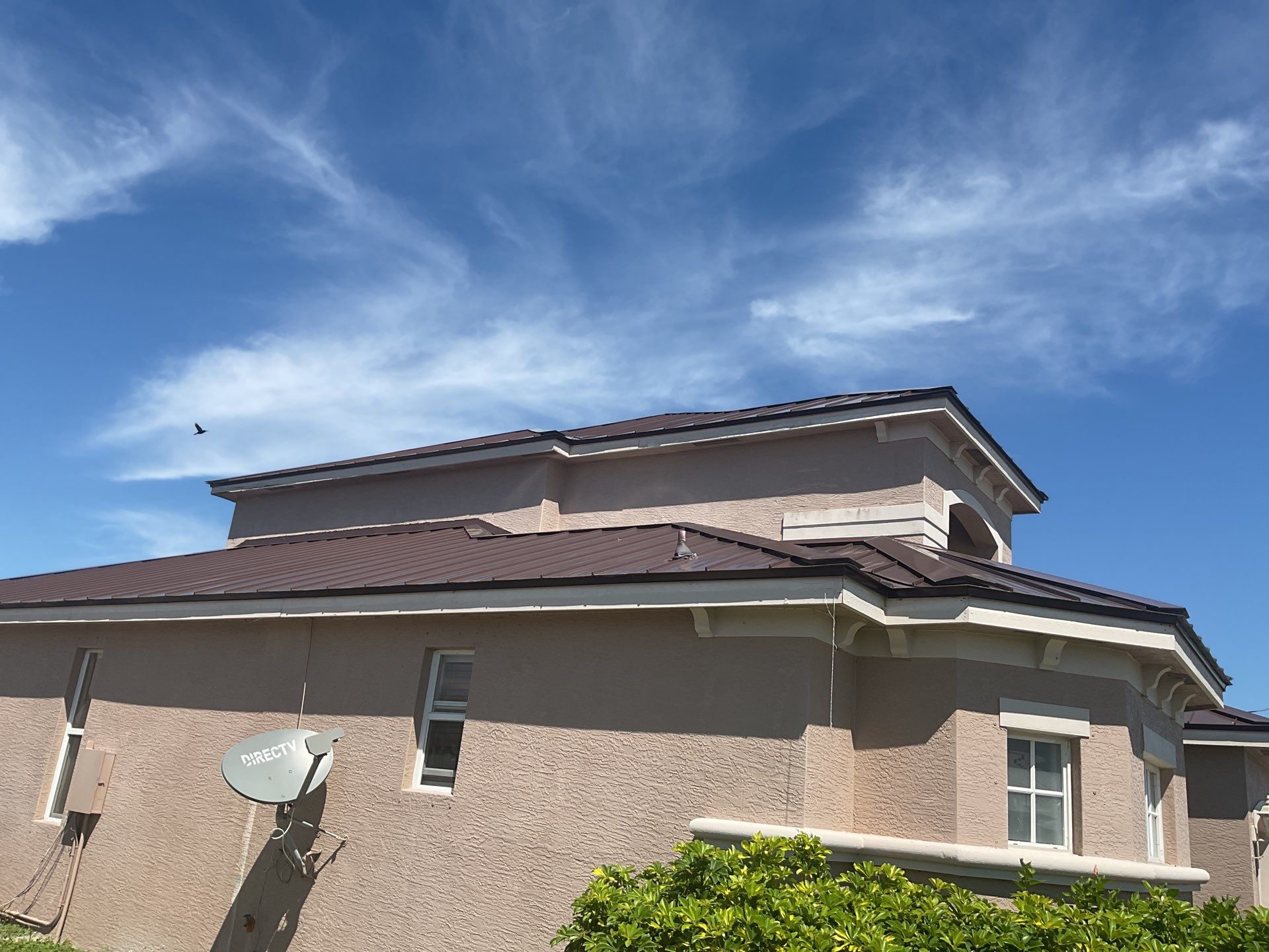 Brown Seamless Gutters using Royal Brown in Cape Coral by Gutter Professors