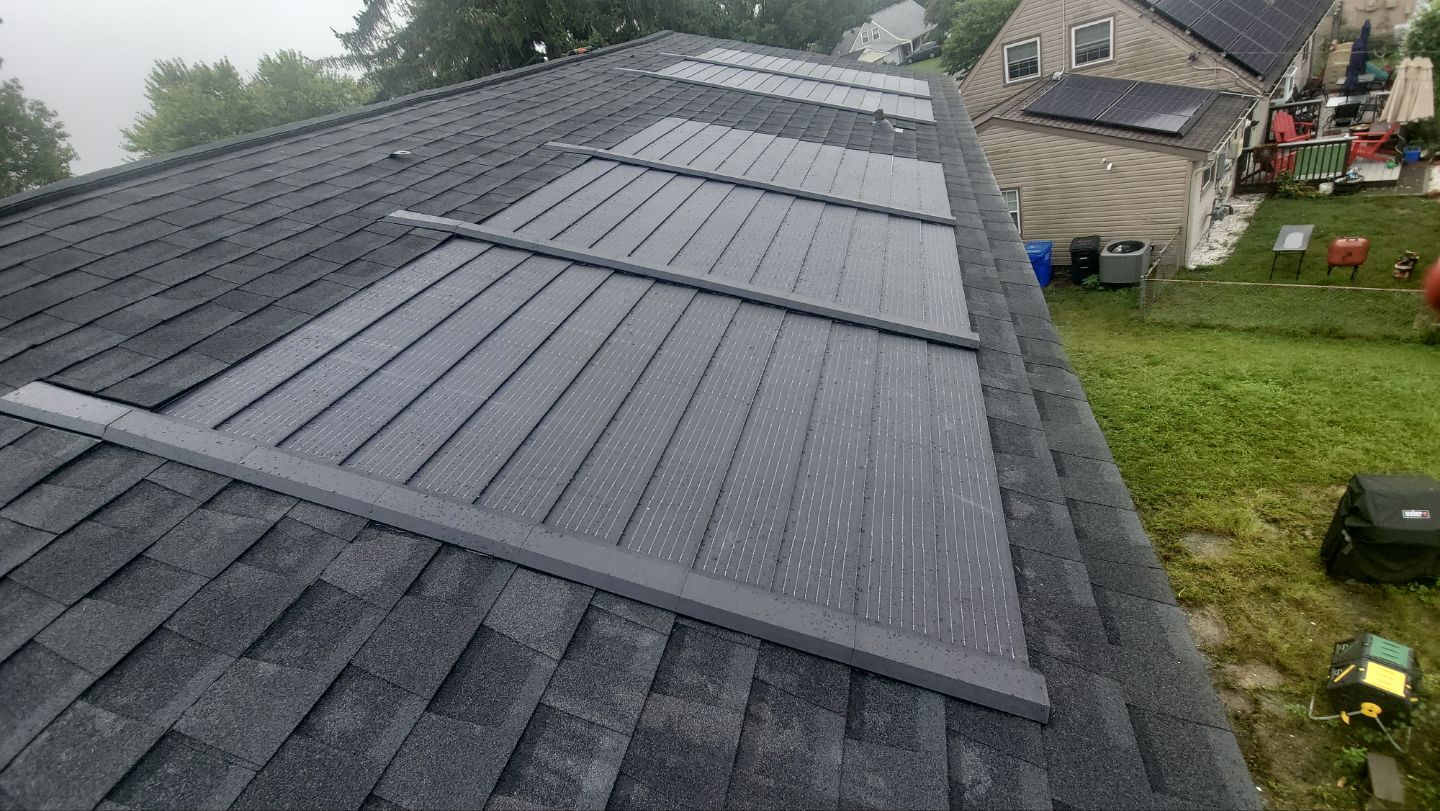 Roof and Solar Installation using GAF Timberline Solar HDZ by ExteriorPros