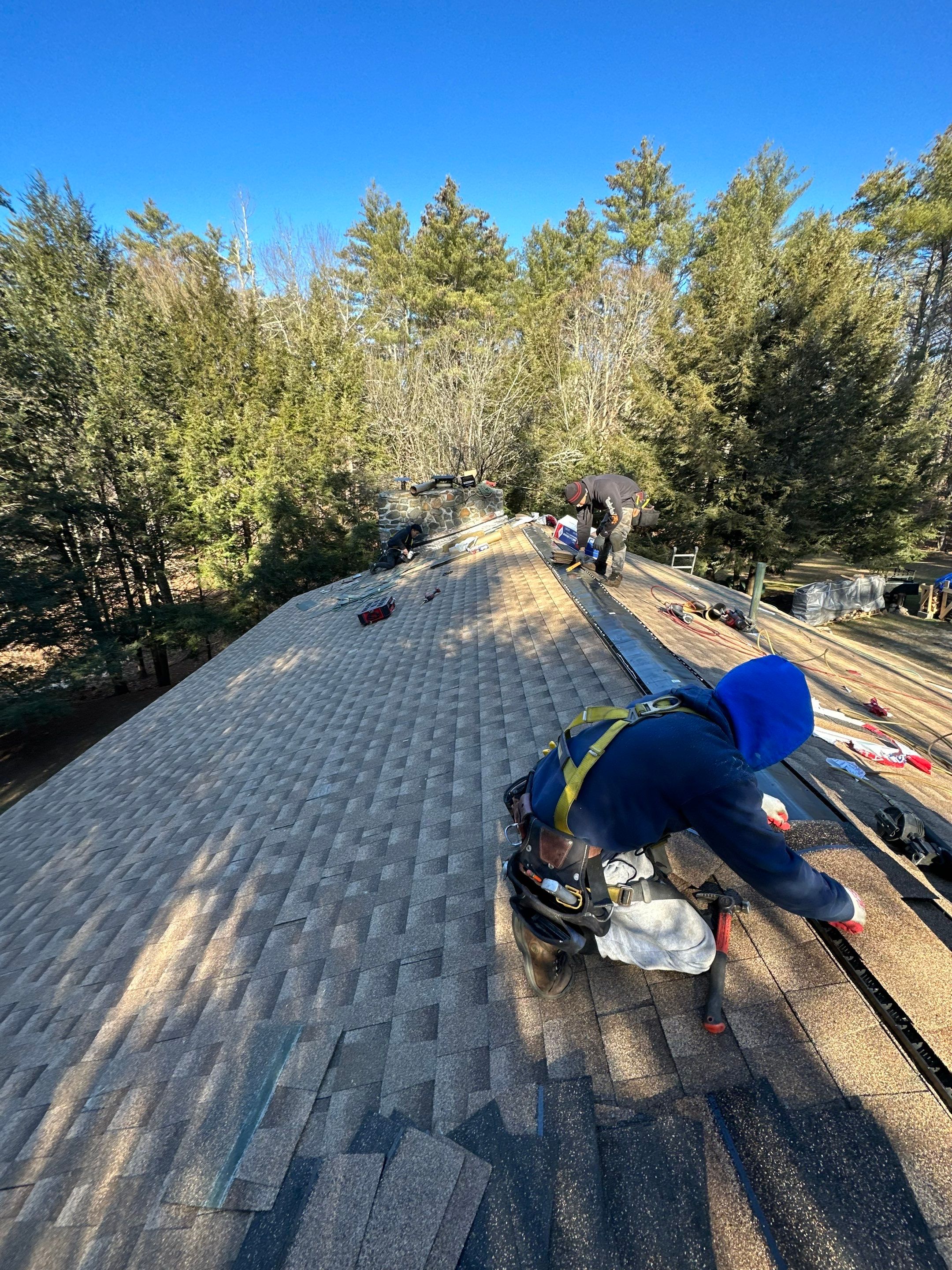 New Roof in Deerfield New Hampshire by Tall pine roofing