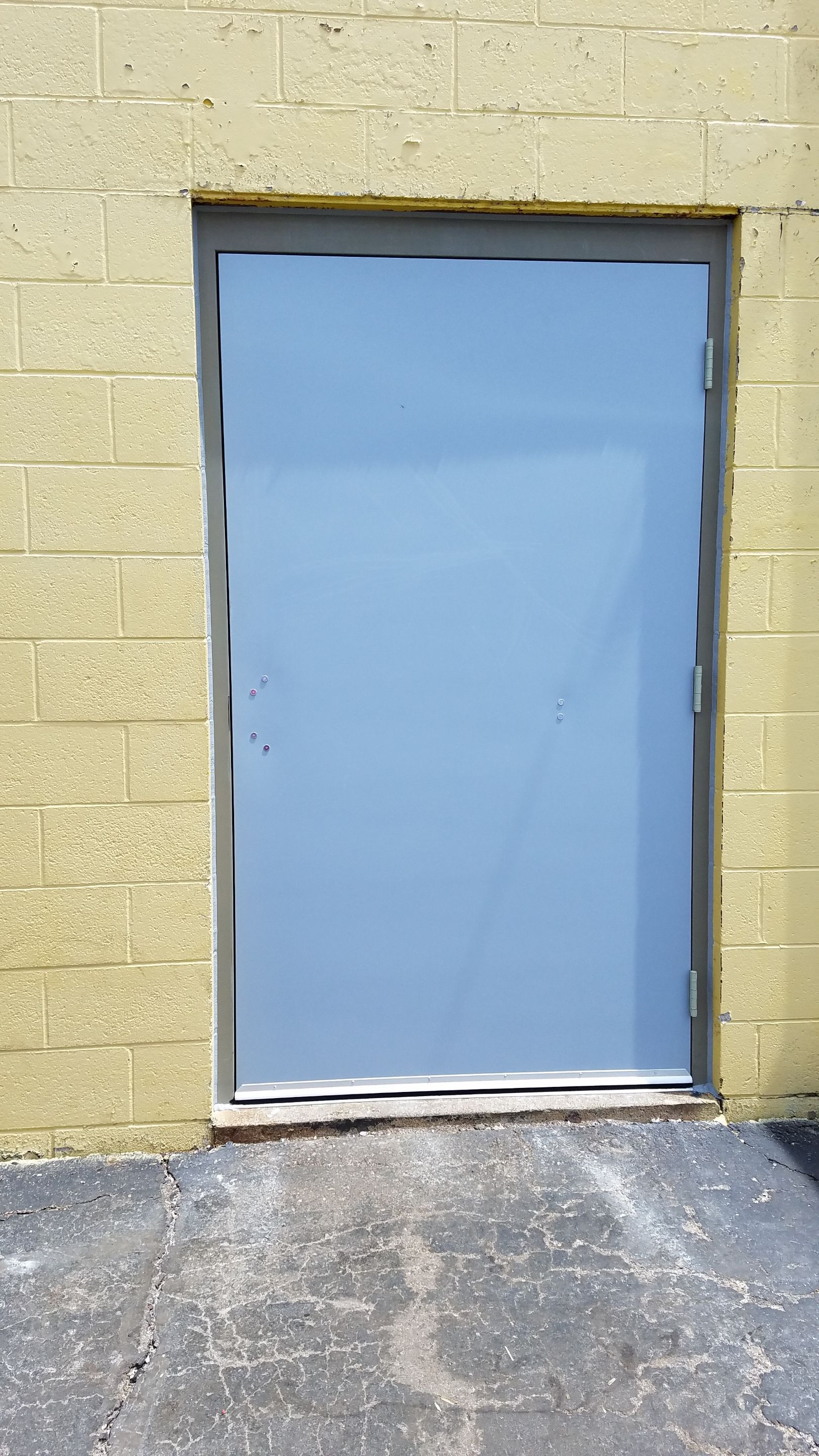 Door Installation using Complete Opening by FBH Architectural Security