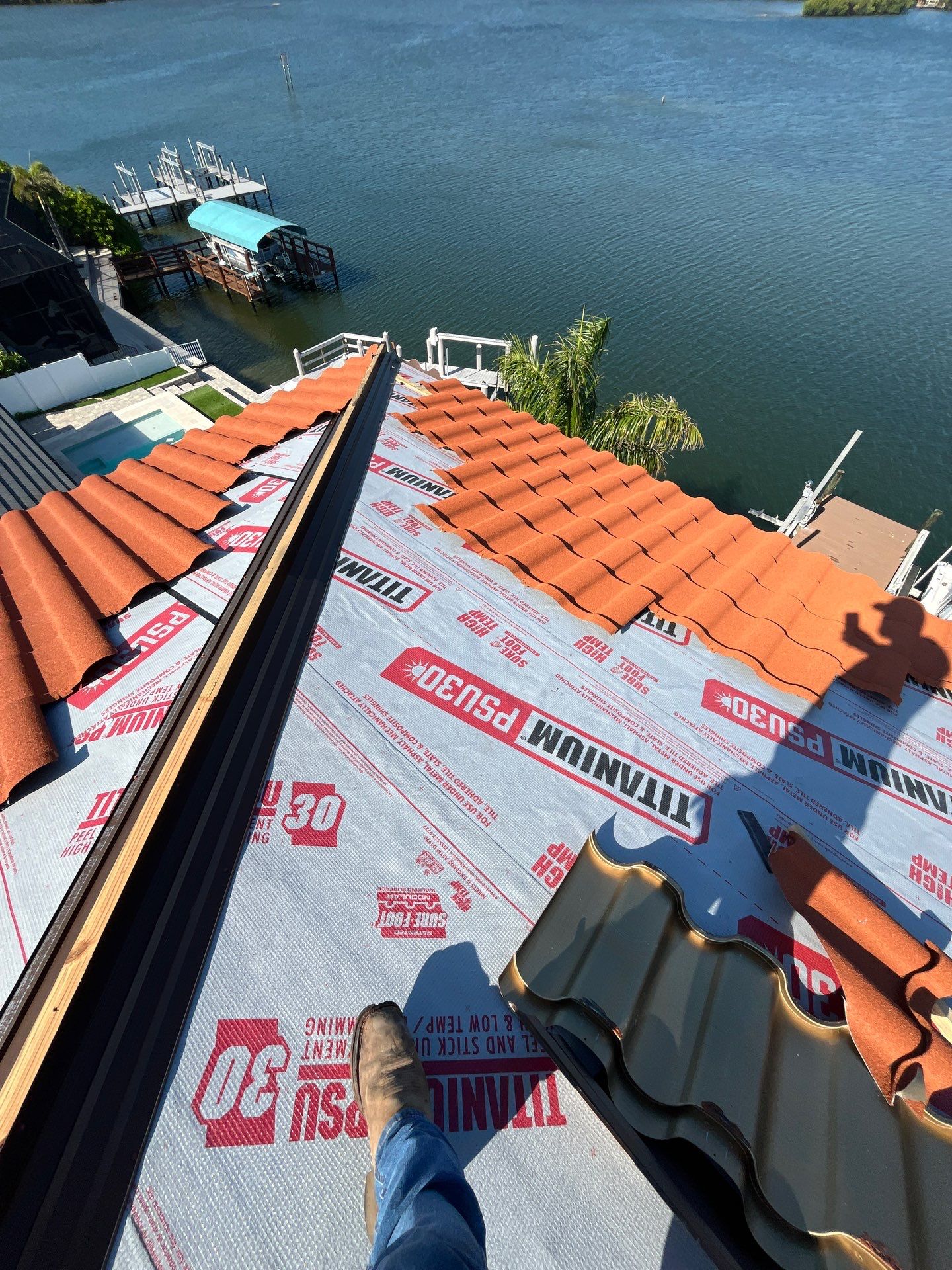 Decra Stone-Coated Metal Roof Installation for Bonita Springs Estate by cordova home services