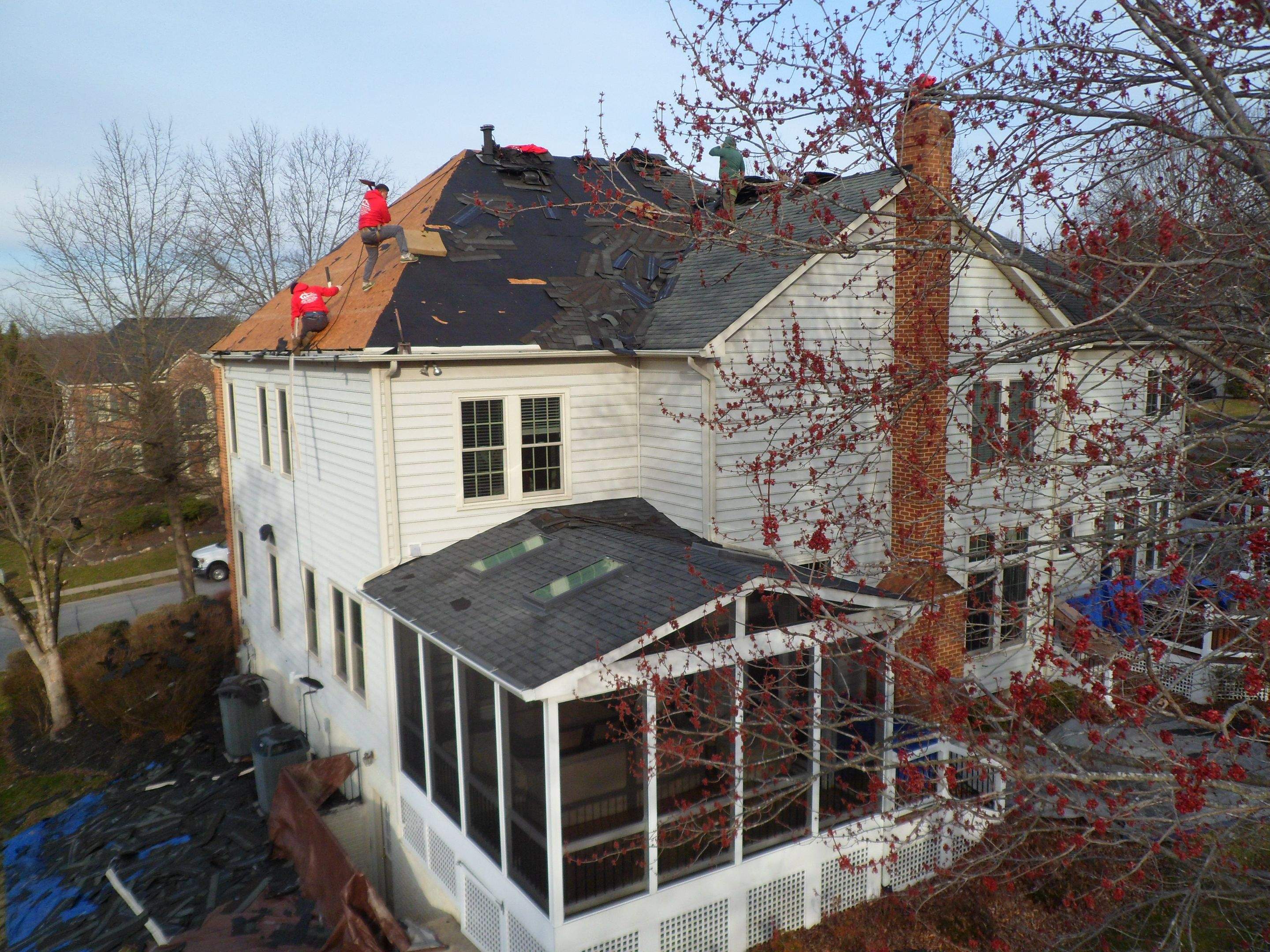 New Roof Installation & New Gutters and downspouts  by Alpha Design Services