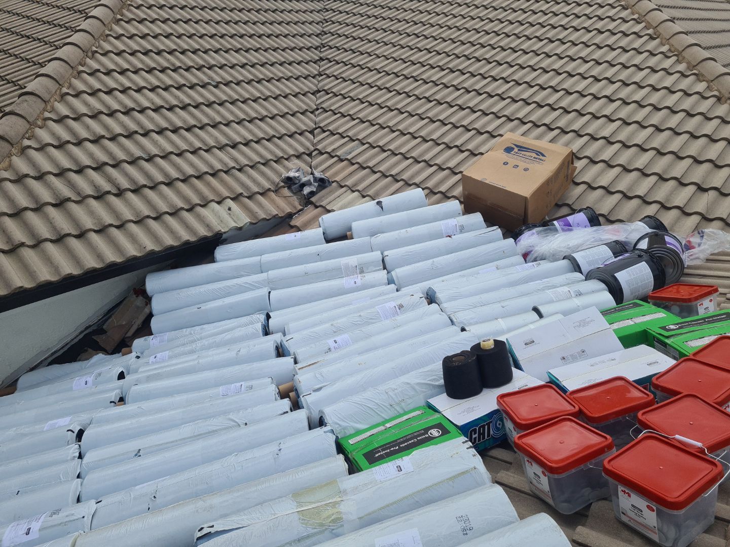 Residential Roofing Installation using Eagle Roofing Tile by BLUES BROTHERS ROOFING