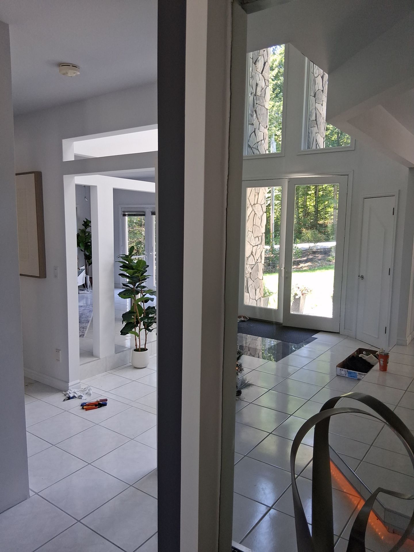 Bedford Residential Interior Painting and Ceiling Water Damage Repair by The Persnickety Painters