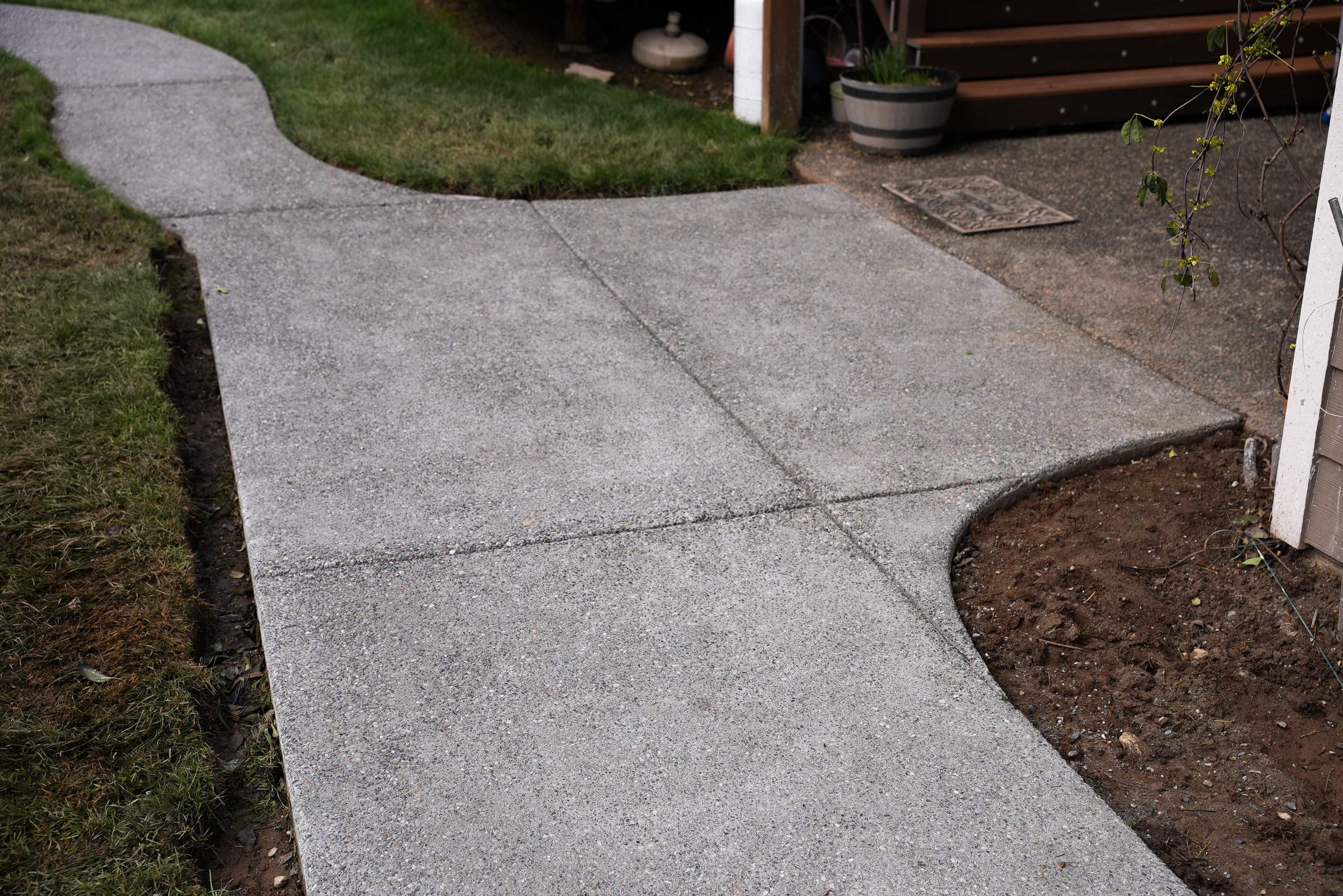 Wayne | Concrete patio & Walkway by Jireh Asphalt & Concrete Inc 